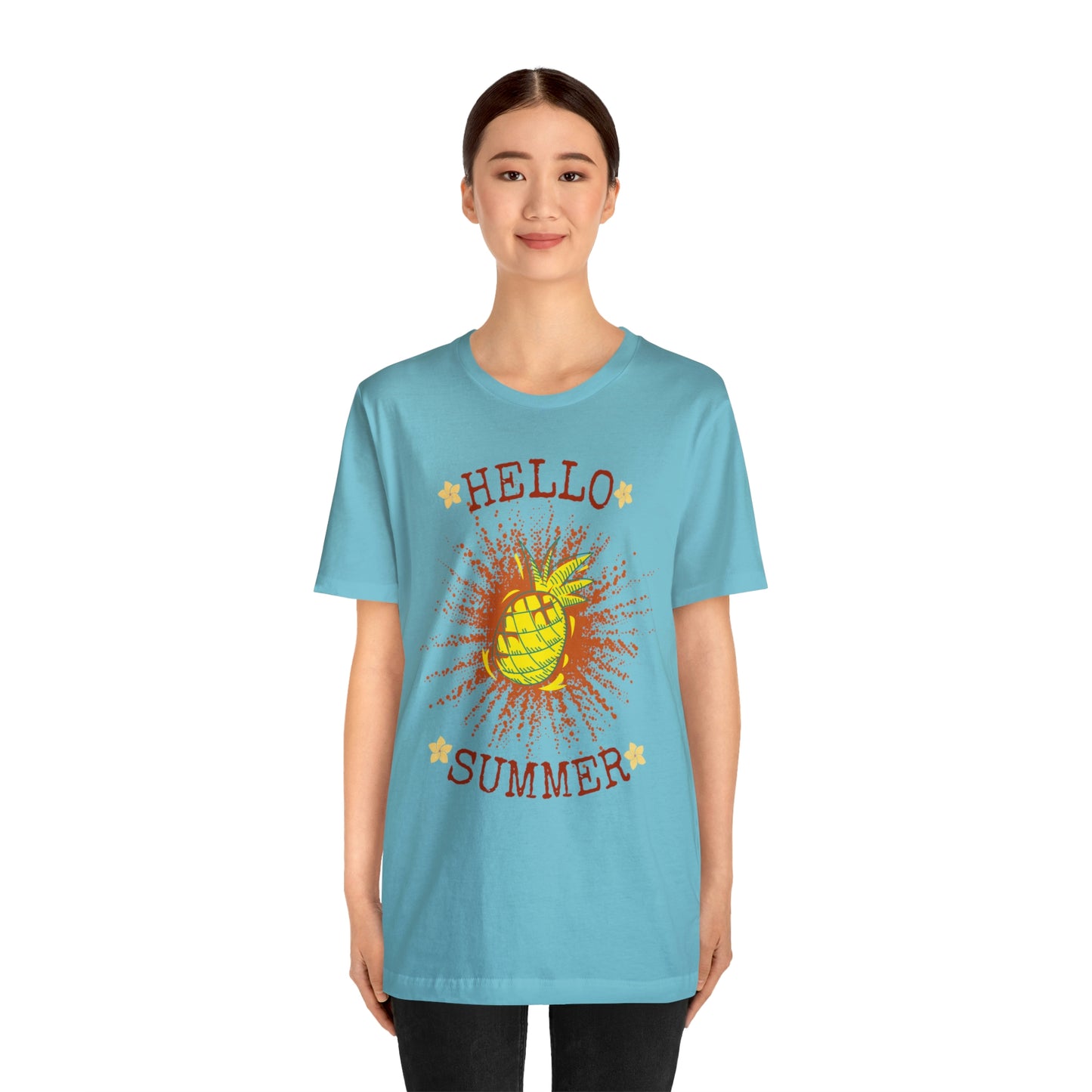 Hello Summer Unisex Jersey Short Sleeve Tee