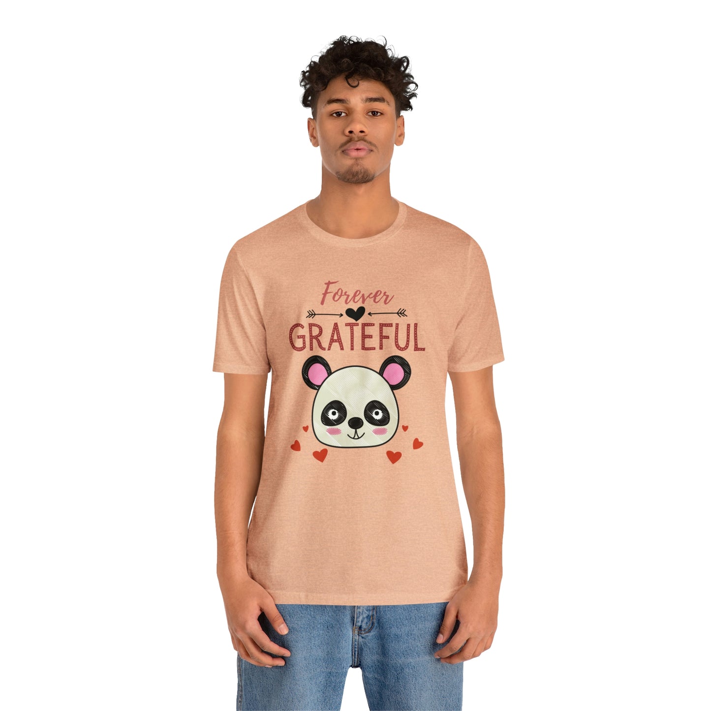 Forever Grateful Unisex Jersey Short Sleeve Tee