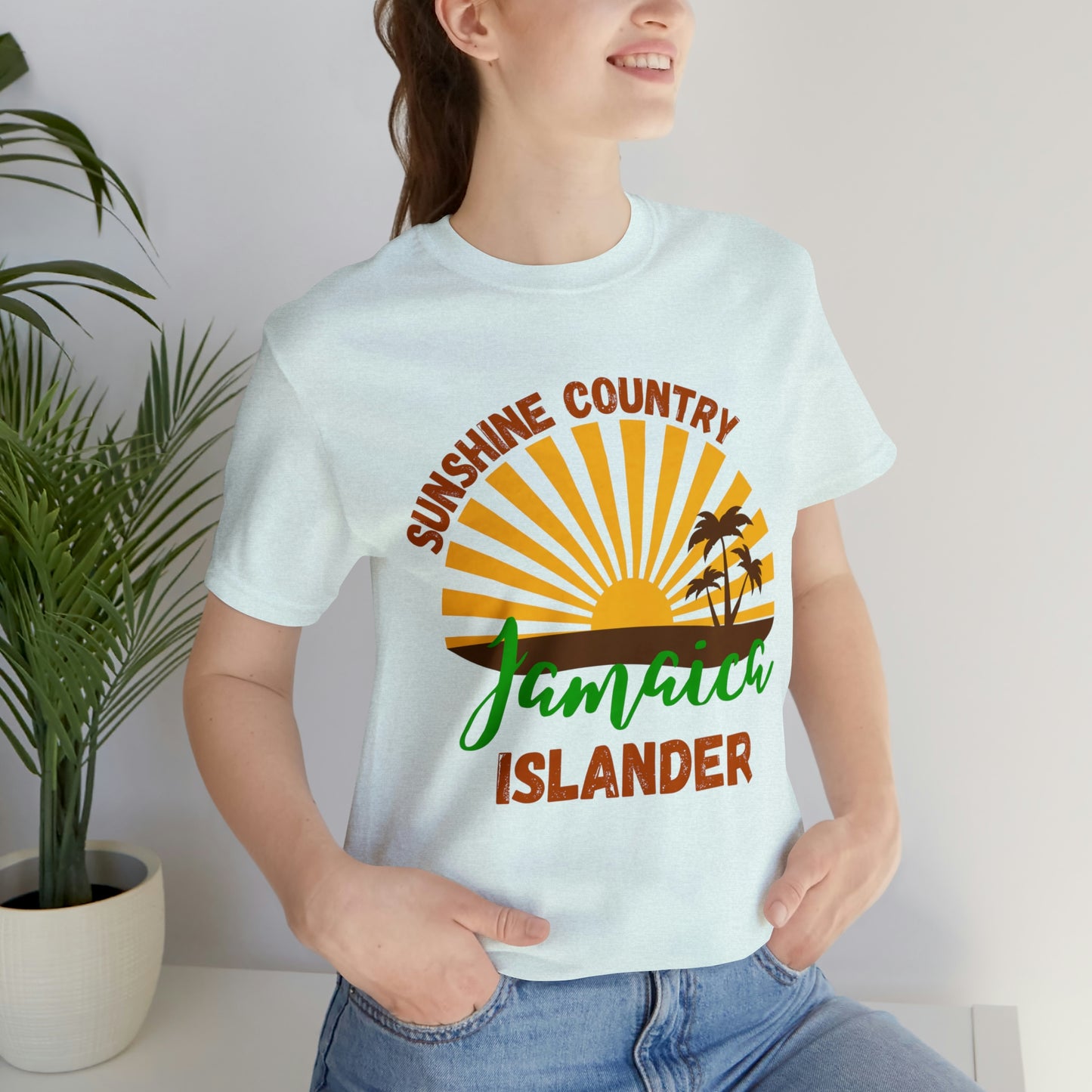 Sunshine Country Jamaica Islander Unisex Jersey Short Sleeve Tee