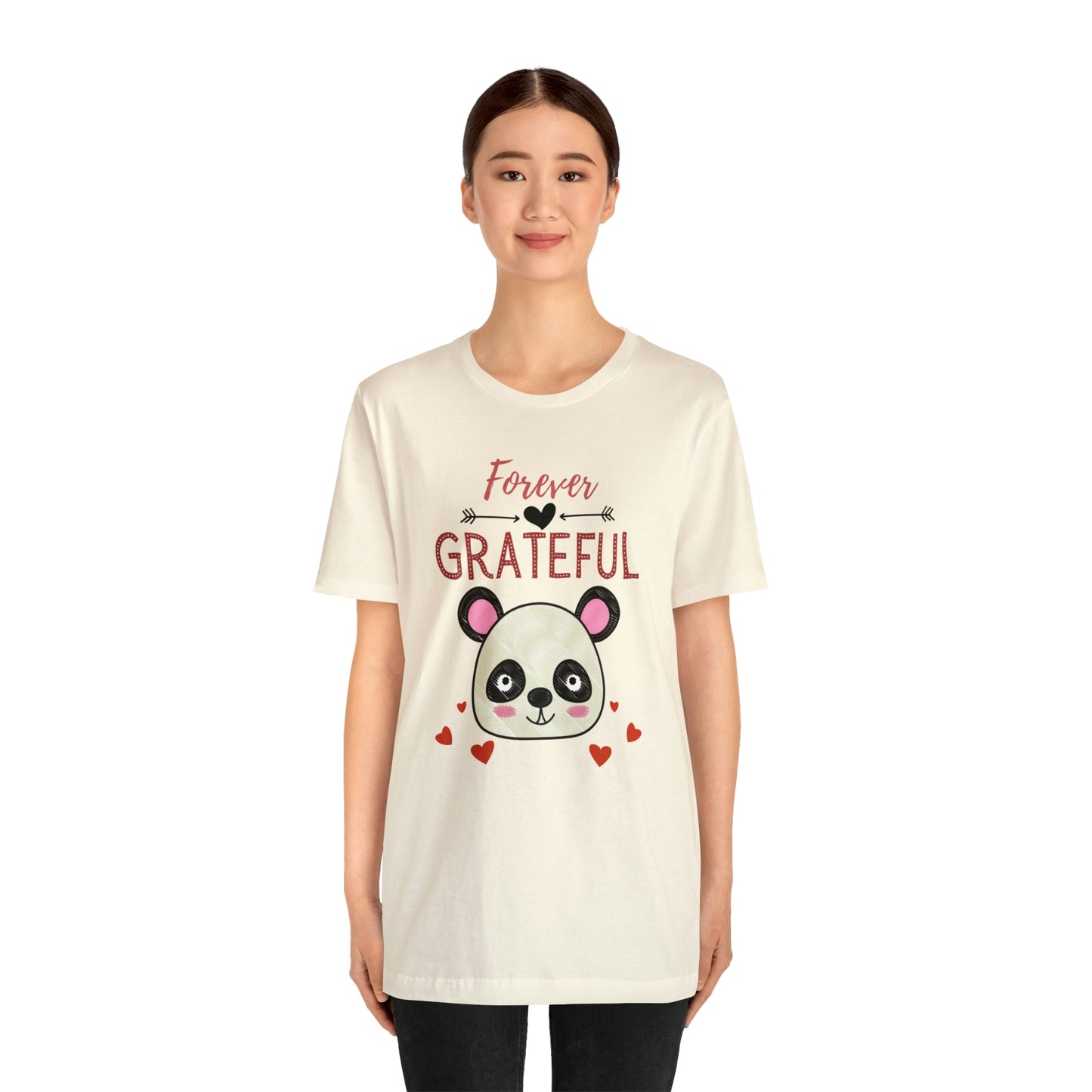 Forever Grateful Unisex Jersey Short Sleeve Tee