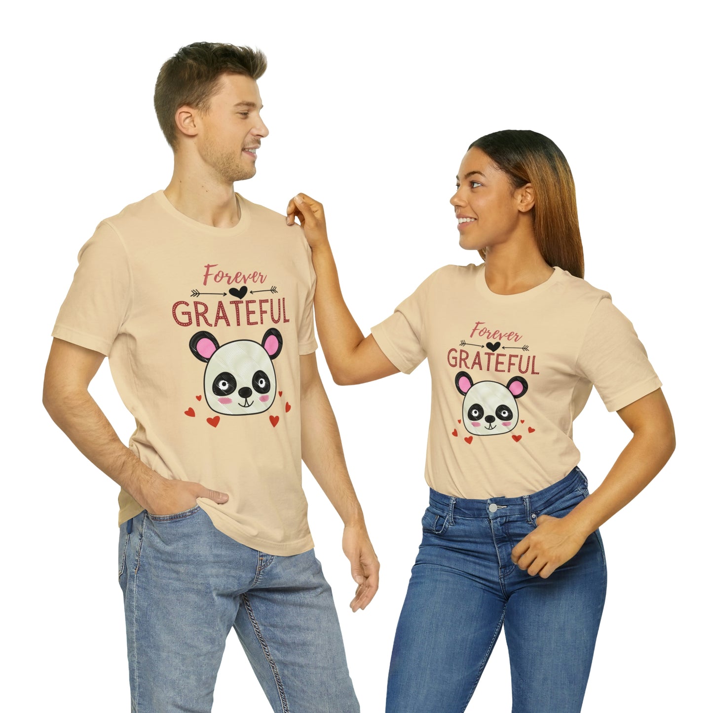 Forever Grateful Unisex Jersey Short Sleeve Tee