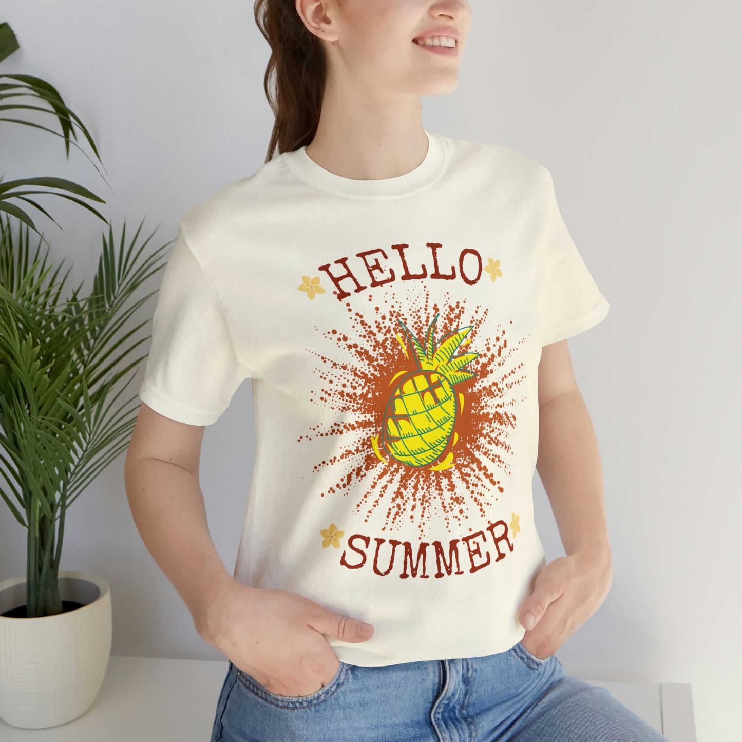Hello Summer Unisex Jersey Short Sleeve Tee