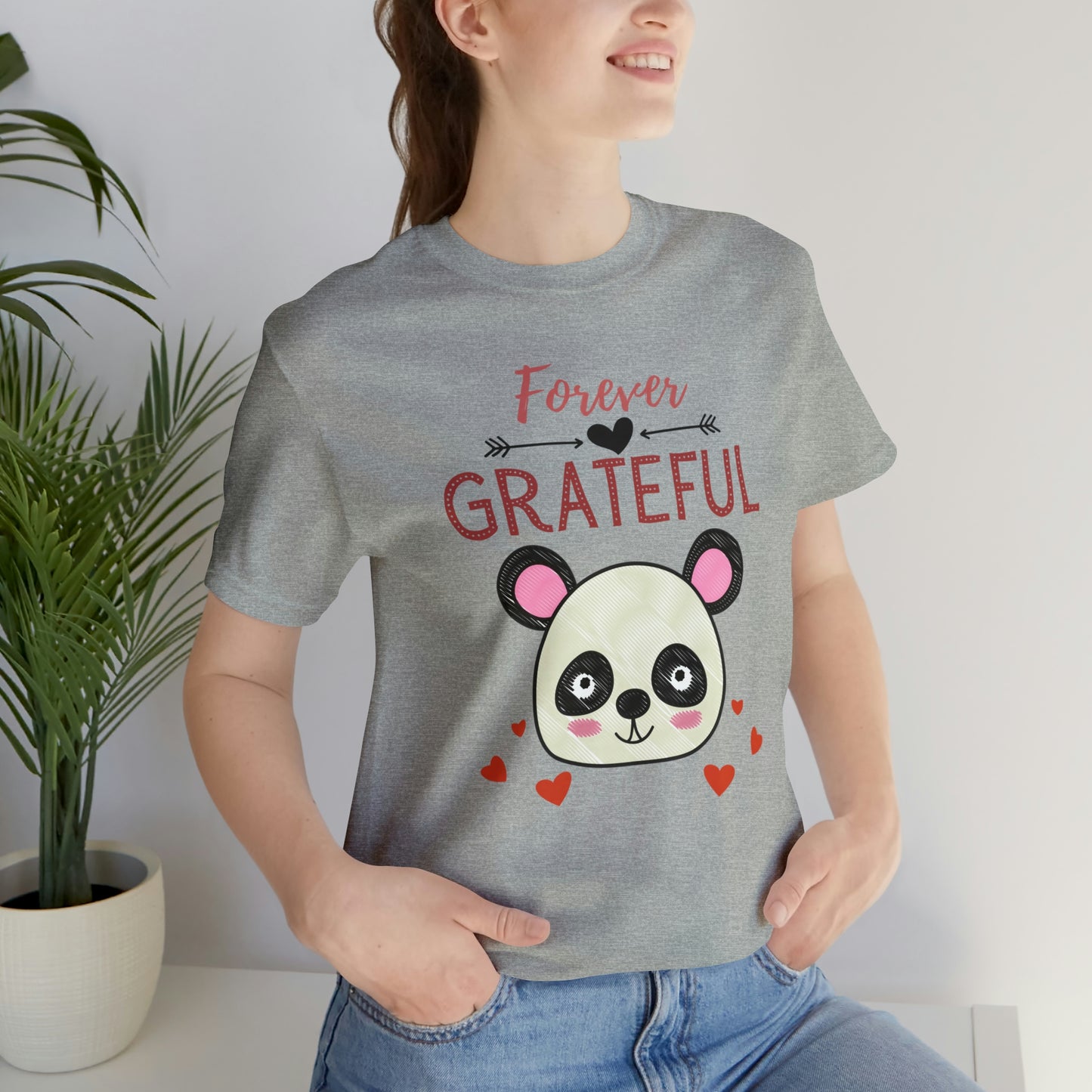 Forever Grateful Unisex Jersey Short Sleeve Tee