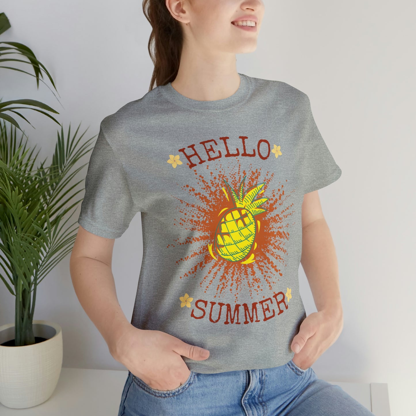 Hello Summer Unisex Jersey Short Sleeve Tee