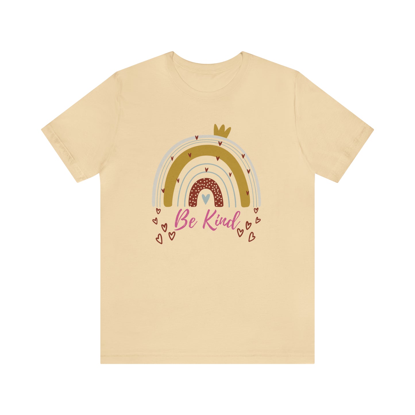 Be Kind Aesthetic Rainbow Unisex Jersey Short Sleeve Tee
