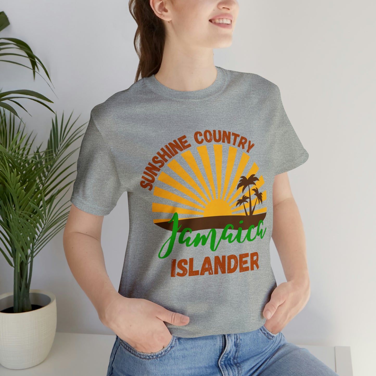 Sunshine Country Jamaica Islander Unisex Jersey Short Sleeve Tee