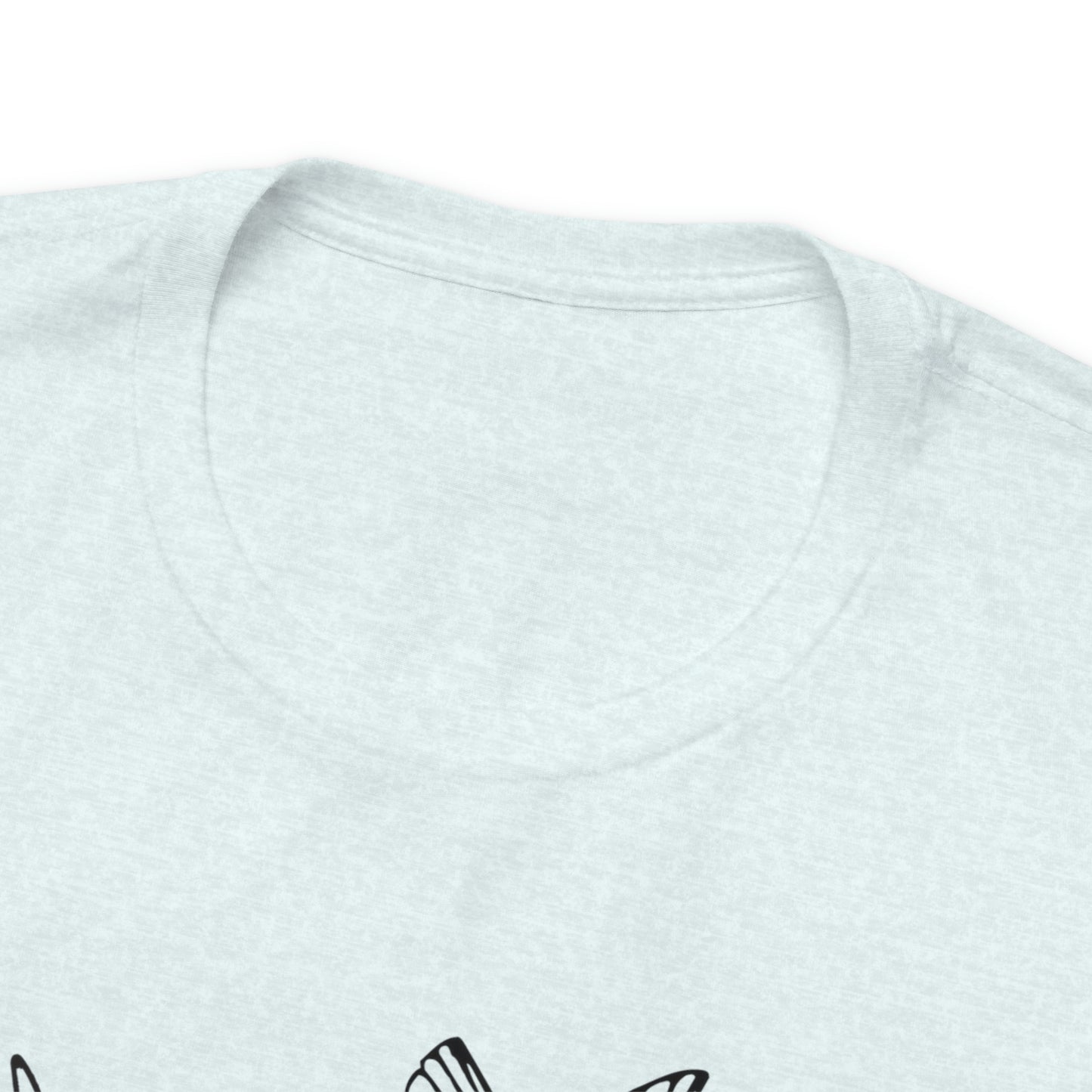 Blue Themed Line Art Unisex Jersey Short Sleeve Tee