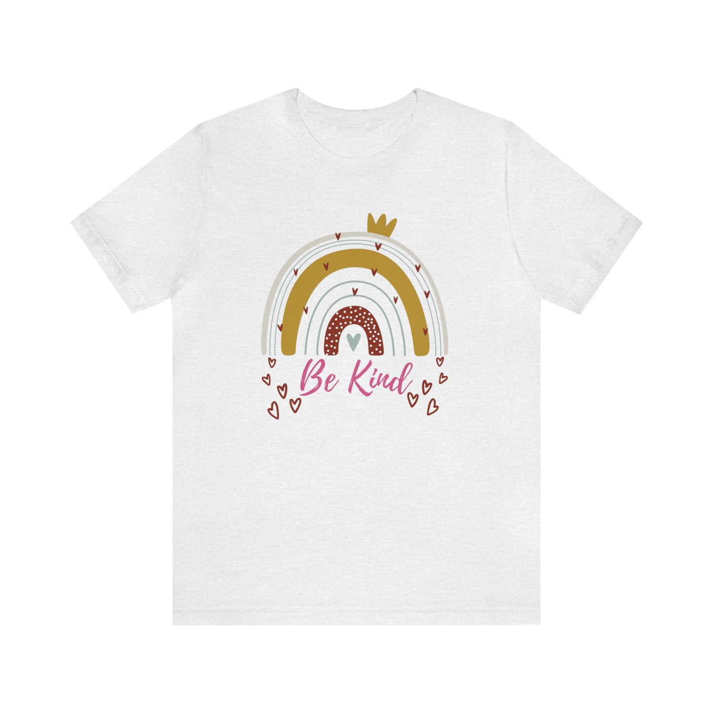 Be Kind Aesthetic Rainbow Unisex Jersey Short Sleeve Tee