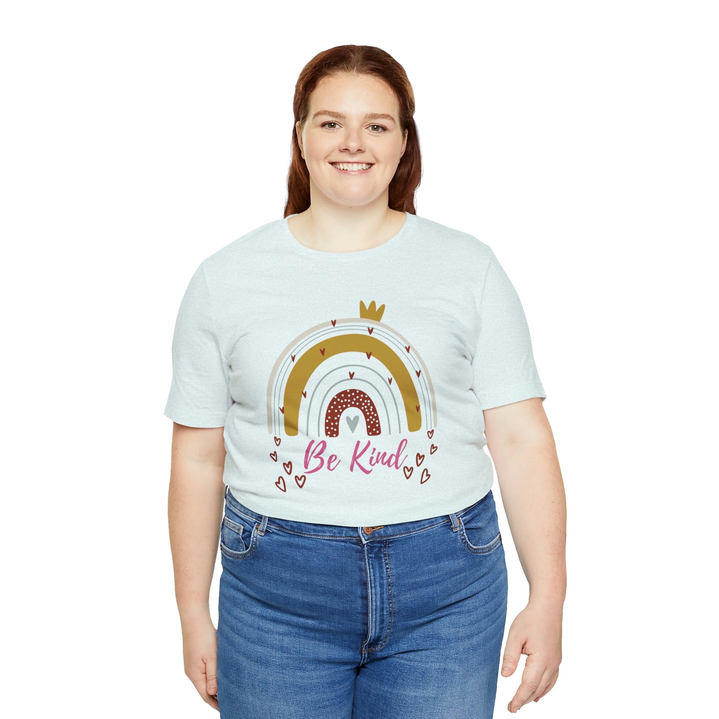 Be Kind Aesthetic Rainbow Unisex Jersey Short Sleeve Tee