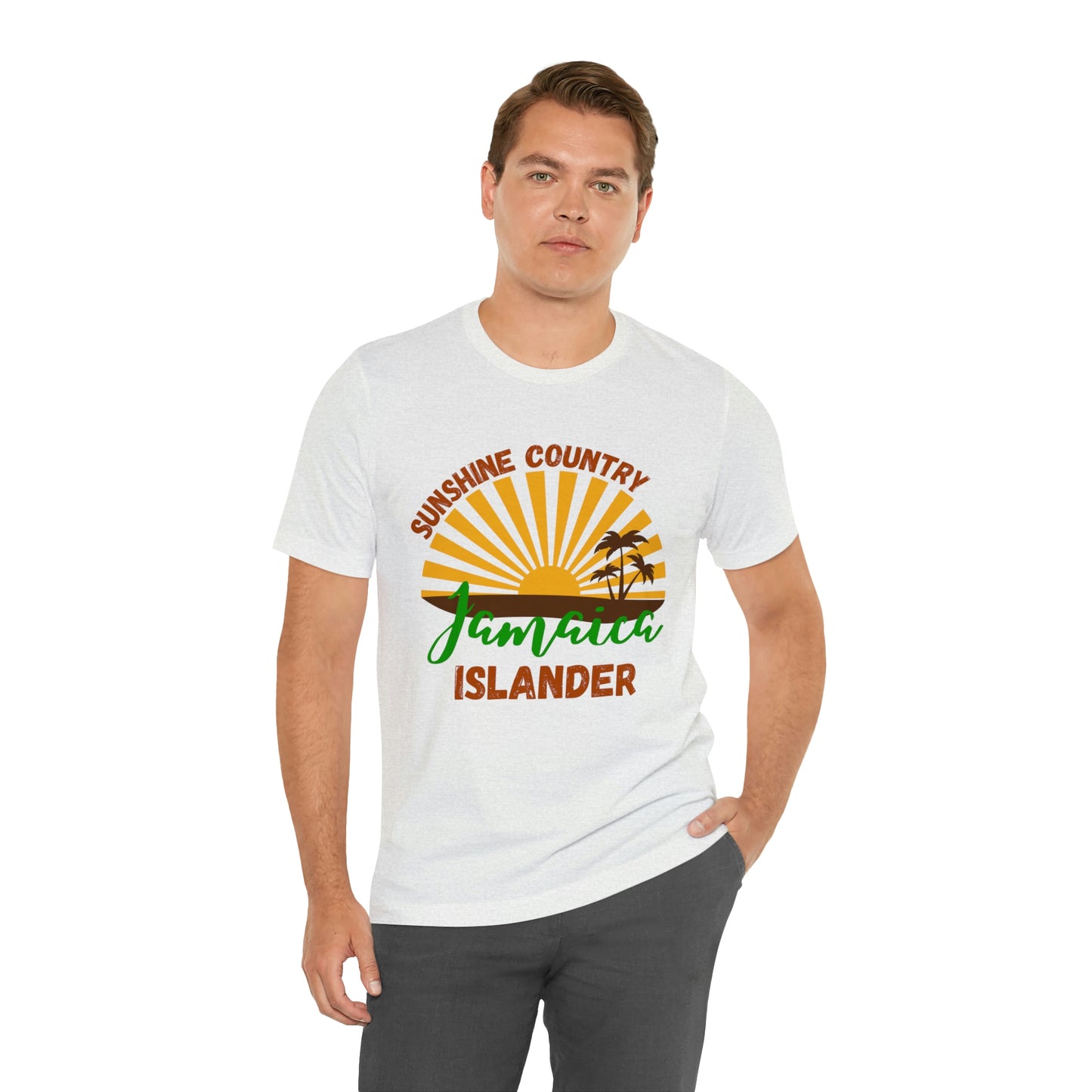 Sunshine Country Jamaica Islander Unisex Jersey Short Sleeve Tee
