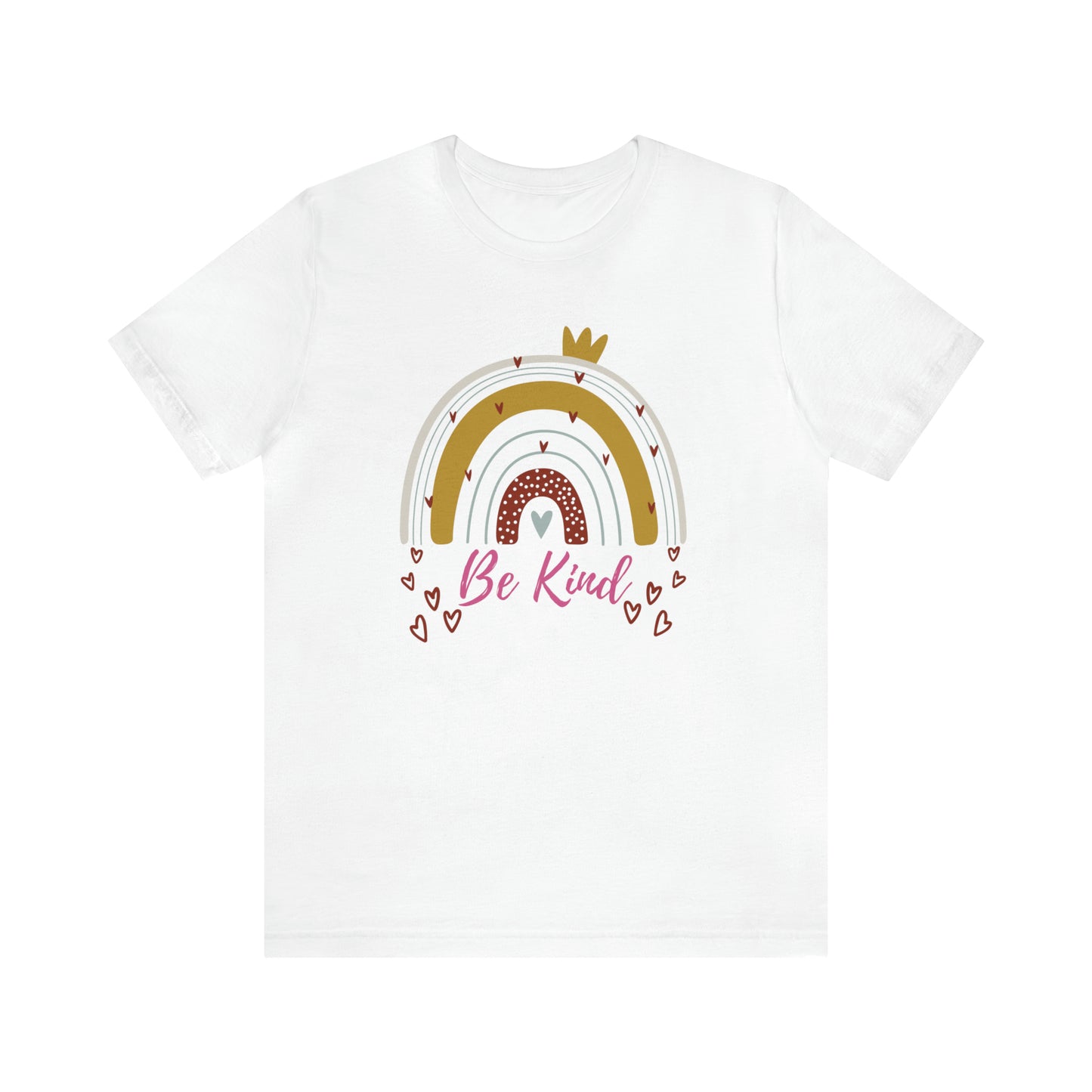 Be Kind Aesthetic Rainbow Unisex Jersey Short Sleeve Tee