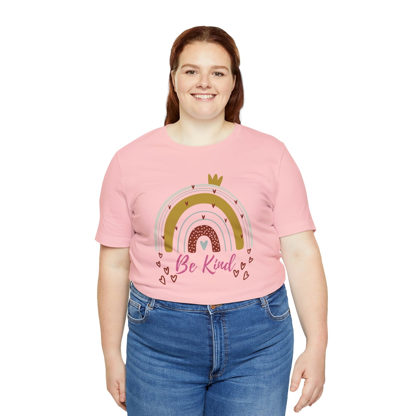 Be Kind Aesthetic Rainbow Unisex Jersey Short Sleeve Tee