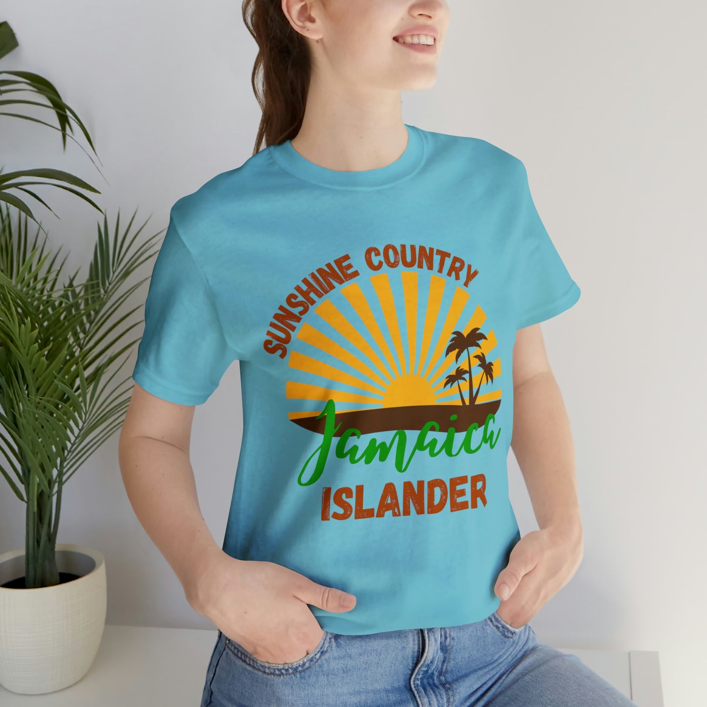 Sunshine Country Jamaica Islander Unisex Jersey Short Sleeve Tee