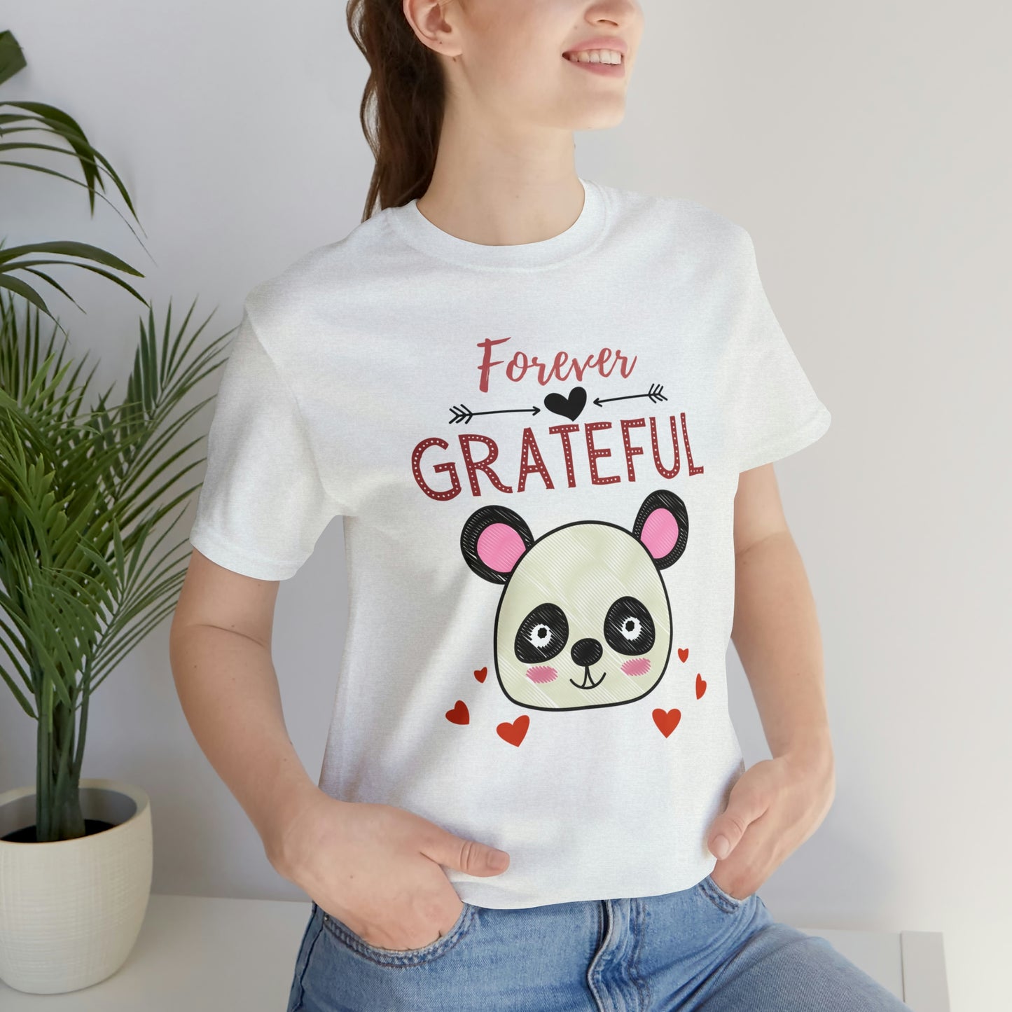 Forever Grateful Unisex Jersey Short Sleeve Tee