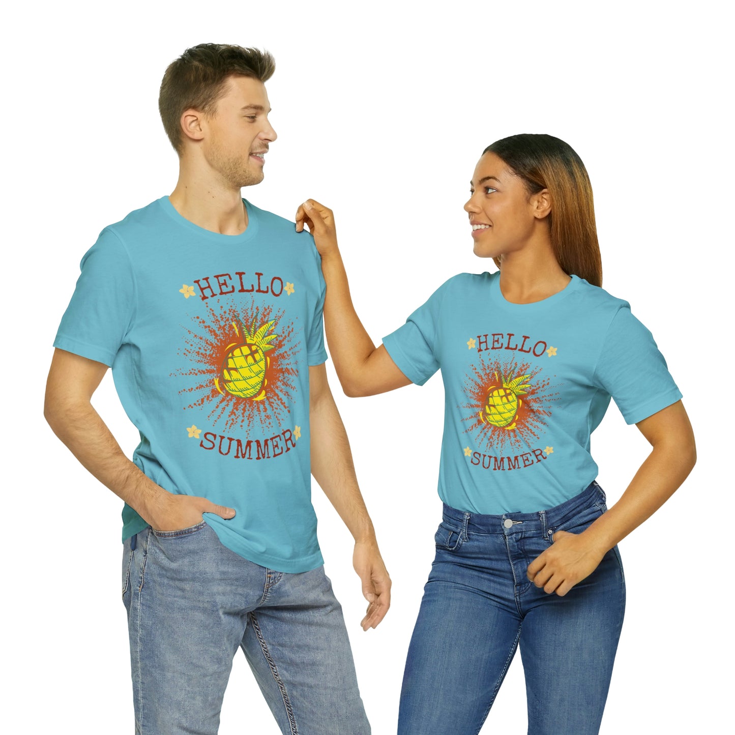 Hello Summer Unisex Jersey Short Sleeve Tee
