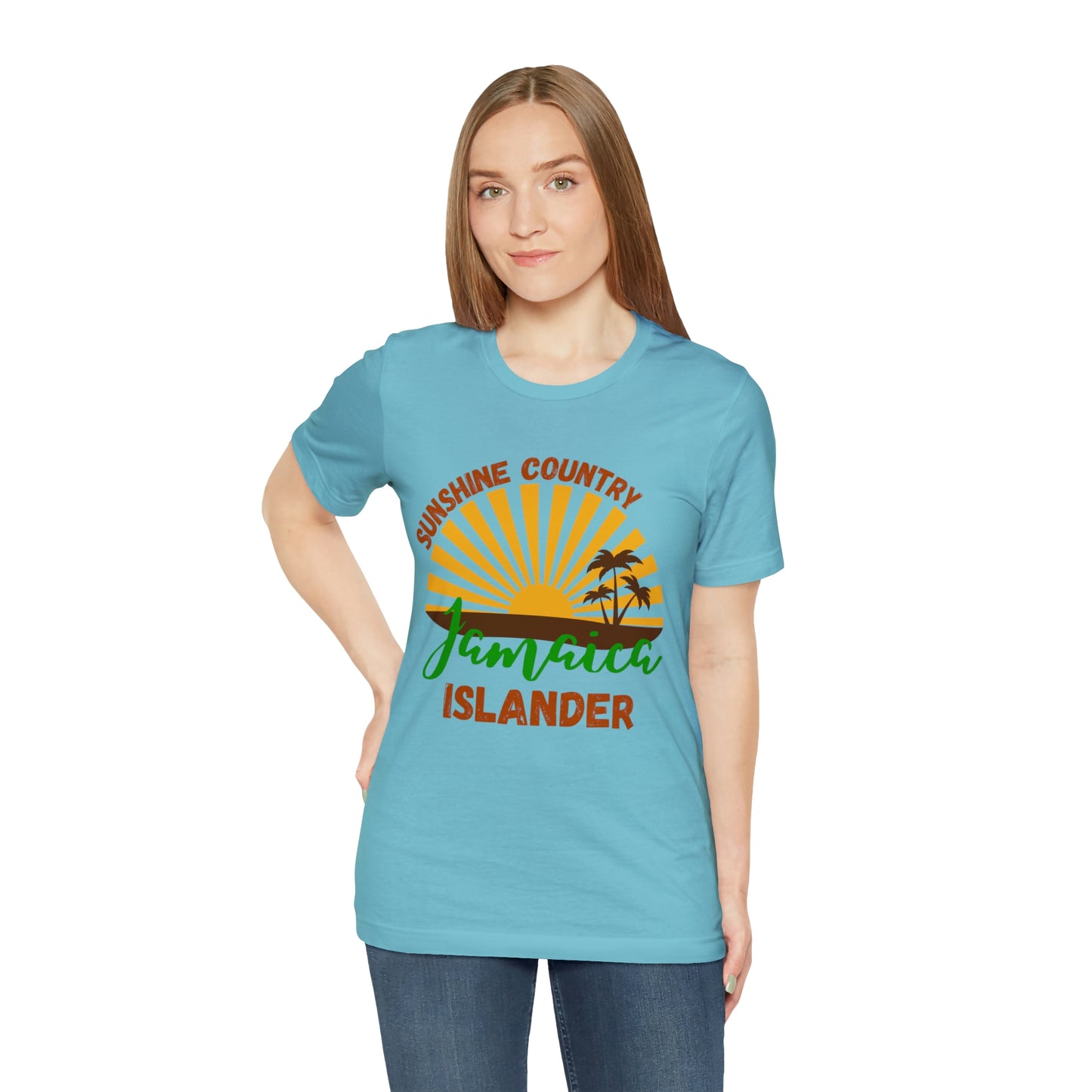 Sunshine Country Jamaica Islander Unisex Jersey Short Sleeve Tee