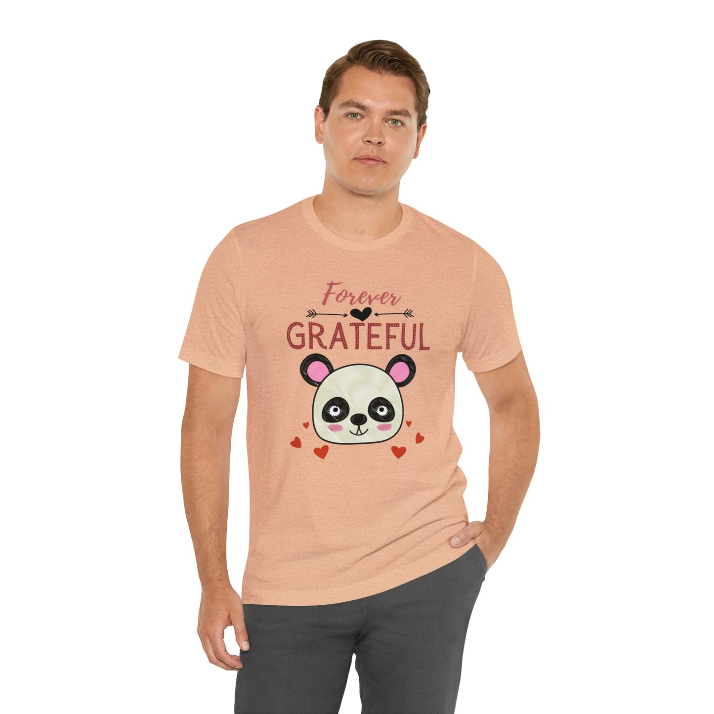 Forever Grateful Unisex Jersey Short Sleeve Tee