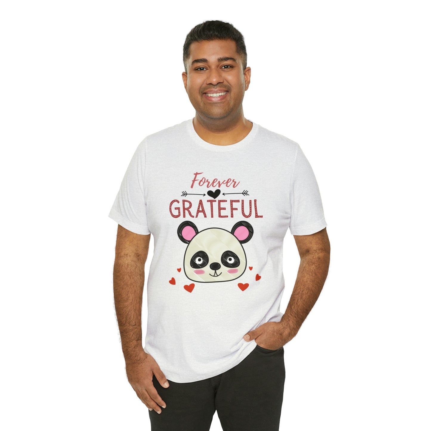 Forever Grateful Unisex Jersey Short Sleeve Tee