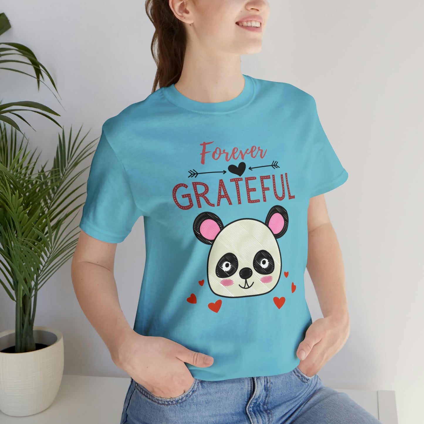 Forever Grateful Unisex Jersey Short Sleeve Tee