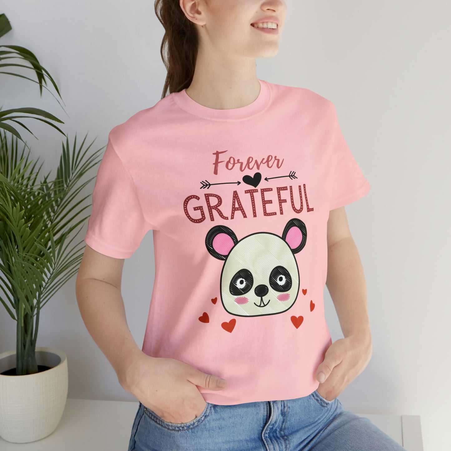 Forever Grateful Unisex Jersey Short Sleeve Tee