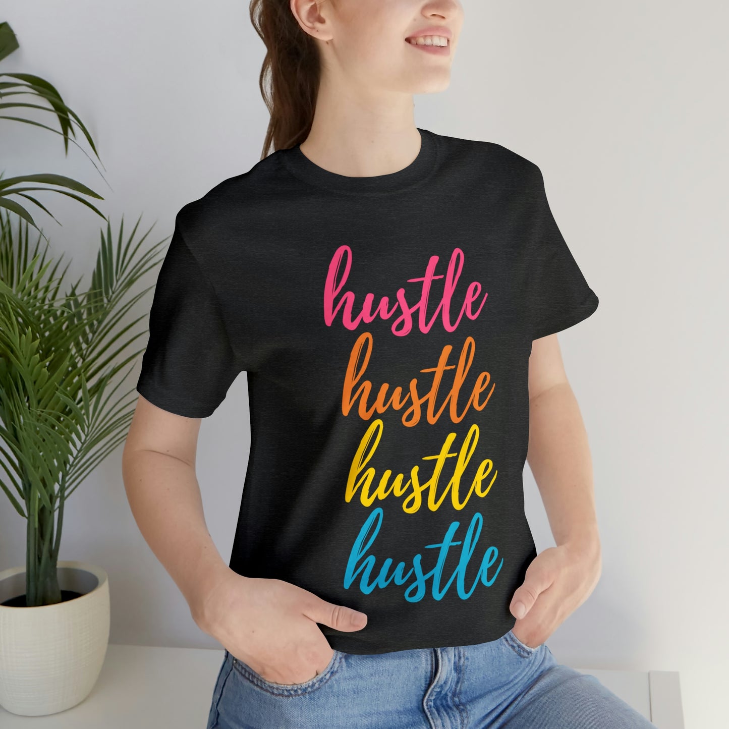 Hustle Unisex Jersey Short Sleeve Tee