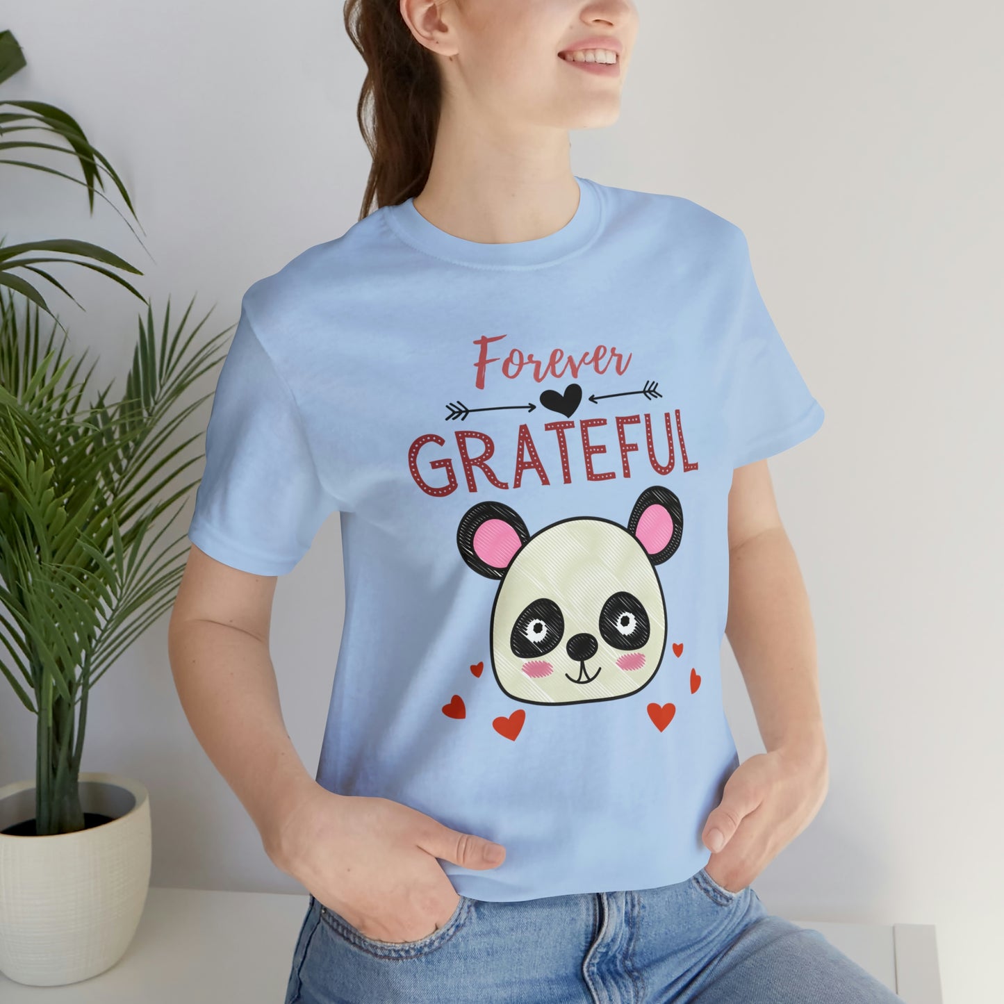 Forever Grateful Unisex Jersey Short Sleeve Tee
