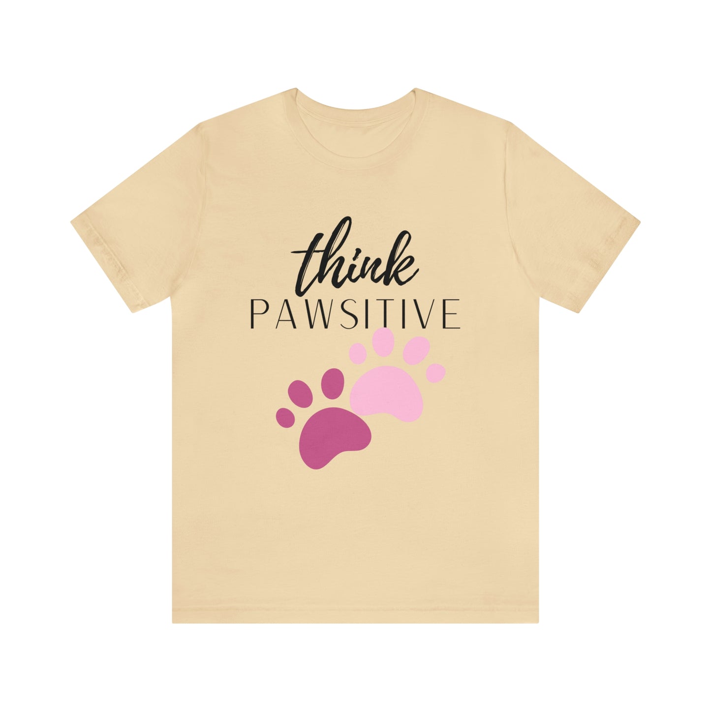 Think Pawsitive Unisex Jersey Short Sleeve Tee
