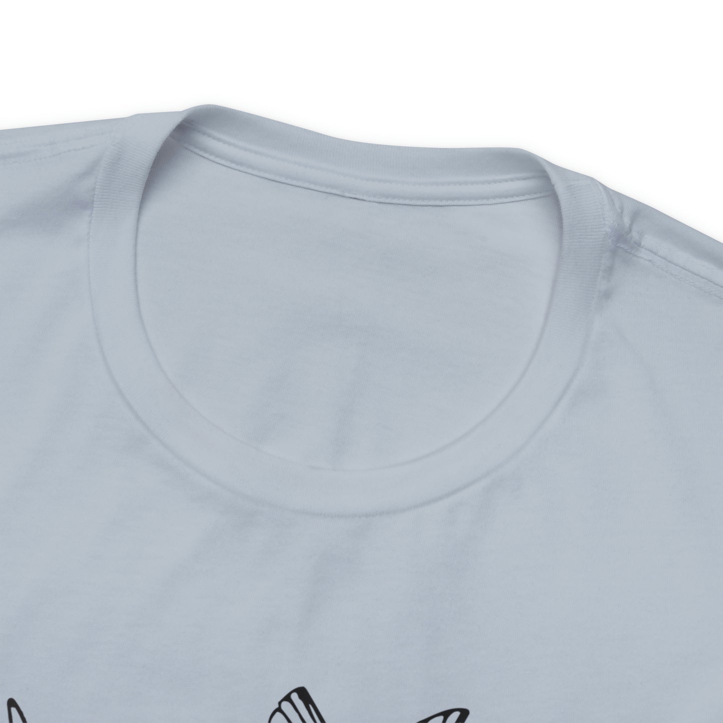 Blue Themed Line Art Unisex Jersey Short Sleeve Tee