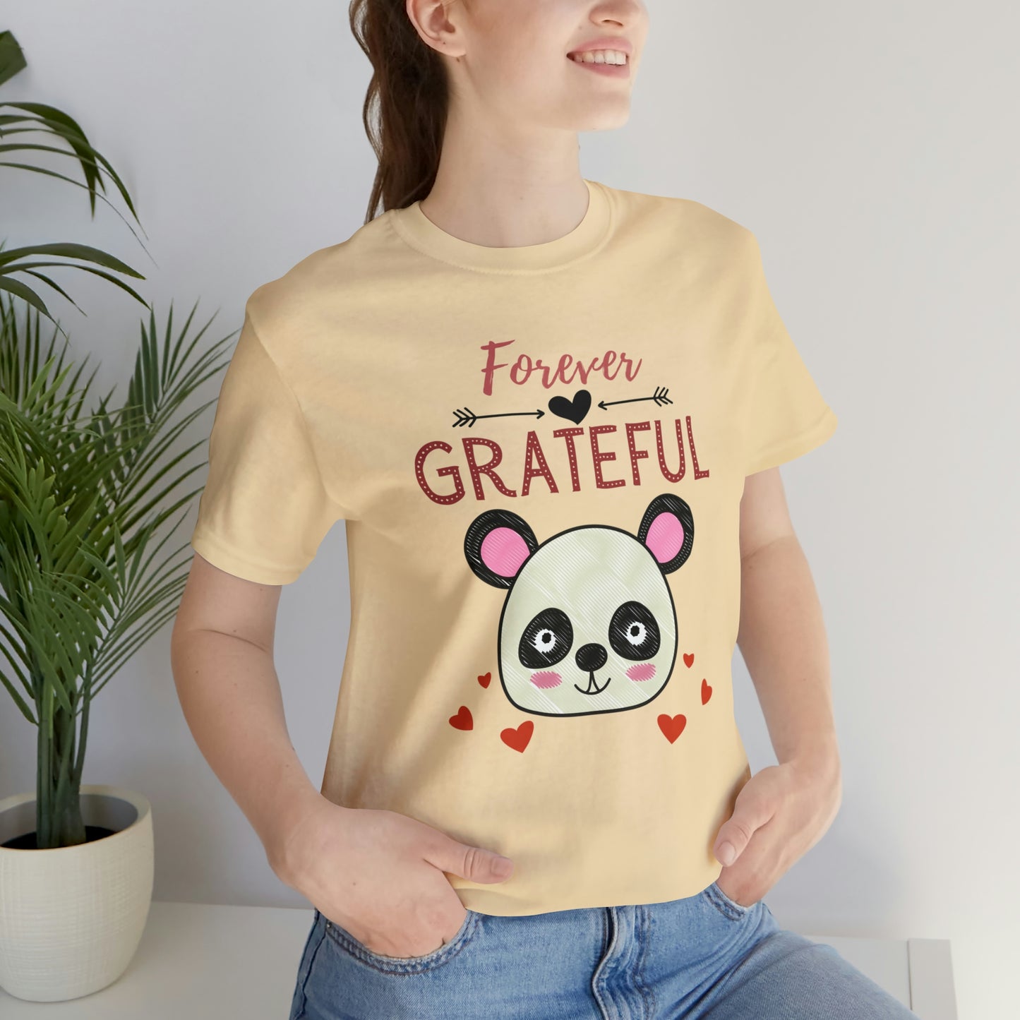 Forever Grateful Unisex Jersey Short Sleeve Tee