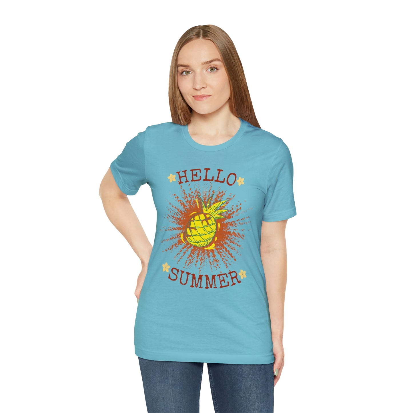 Hello Summer Unisex Jersey Short Sleeve Tee