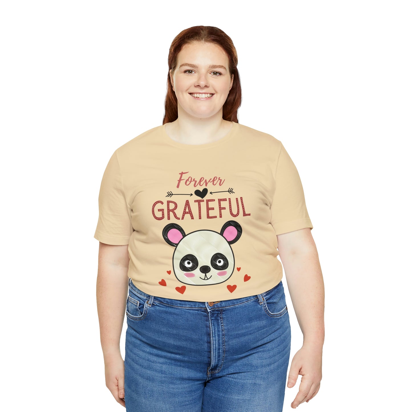 Forever Grateful Unisex Jersey Short Sleeve Tee