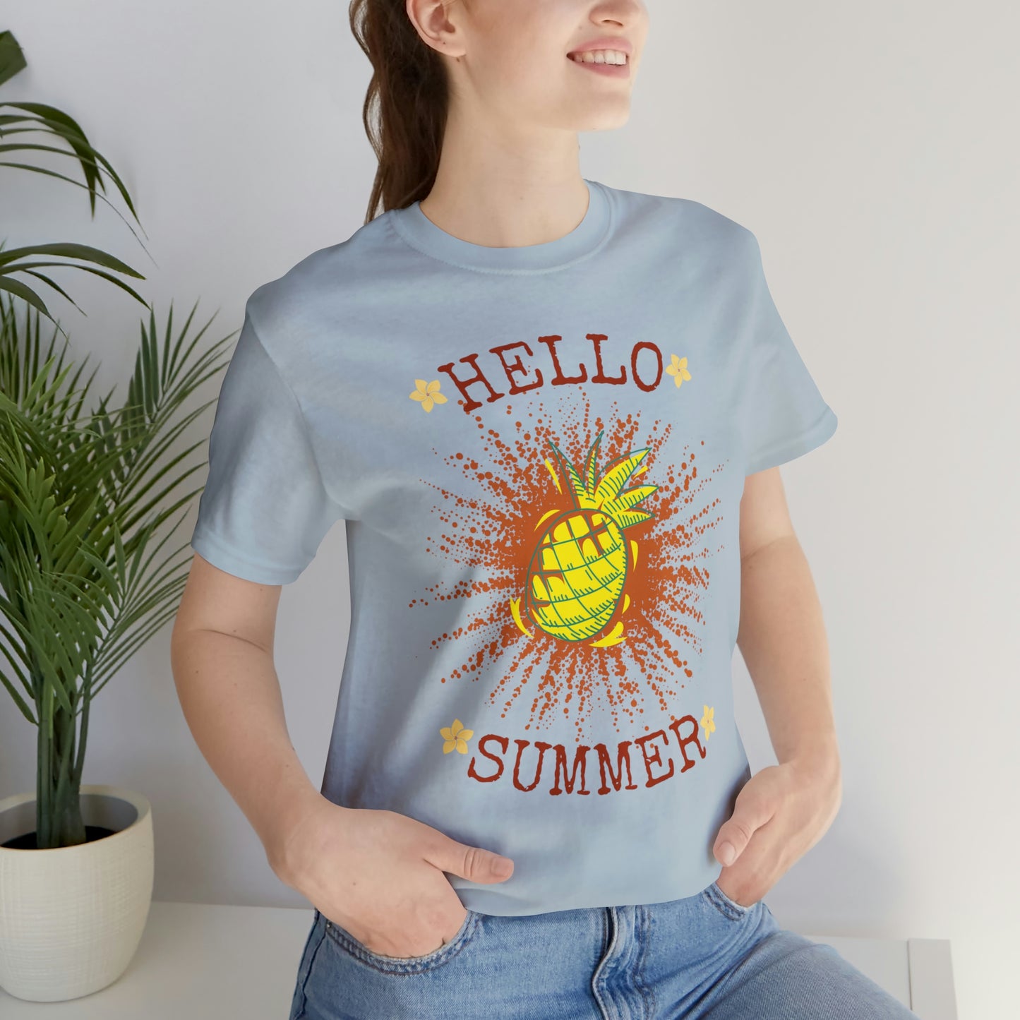Hello Summer Unisex Jersey Short Sleeve Tee