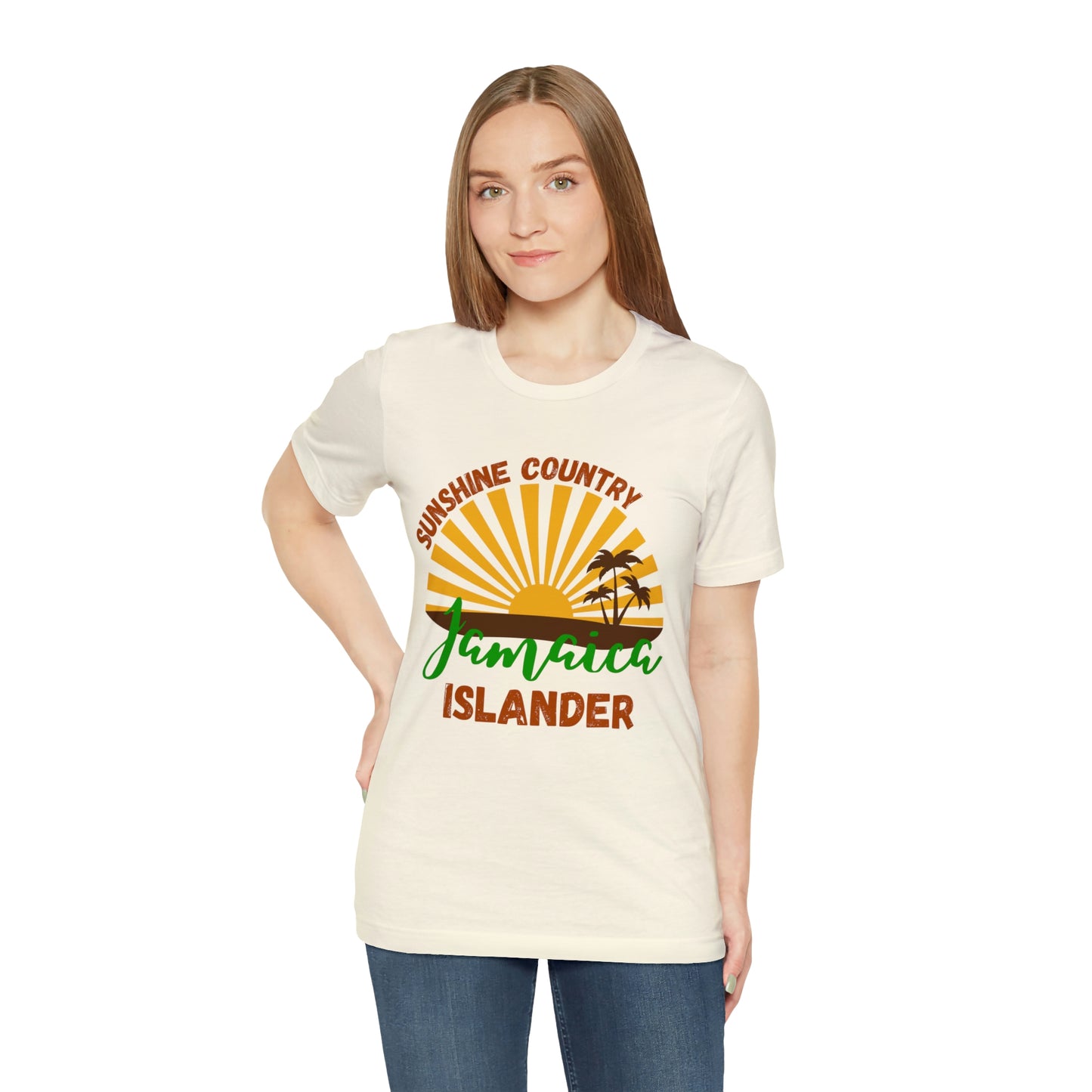 Sunshine Country Jamaica Islander Unisex Jersey Short Sleeve Tee