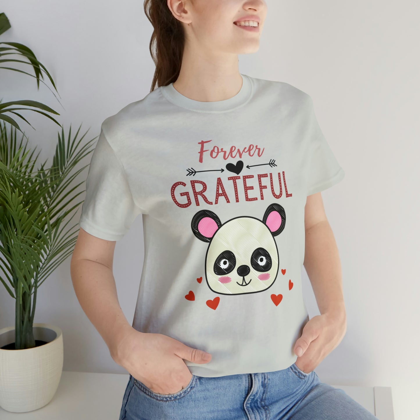 Forever Grateful Unisex Jersey Short Sleeve Tee