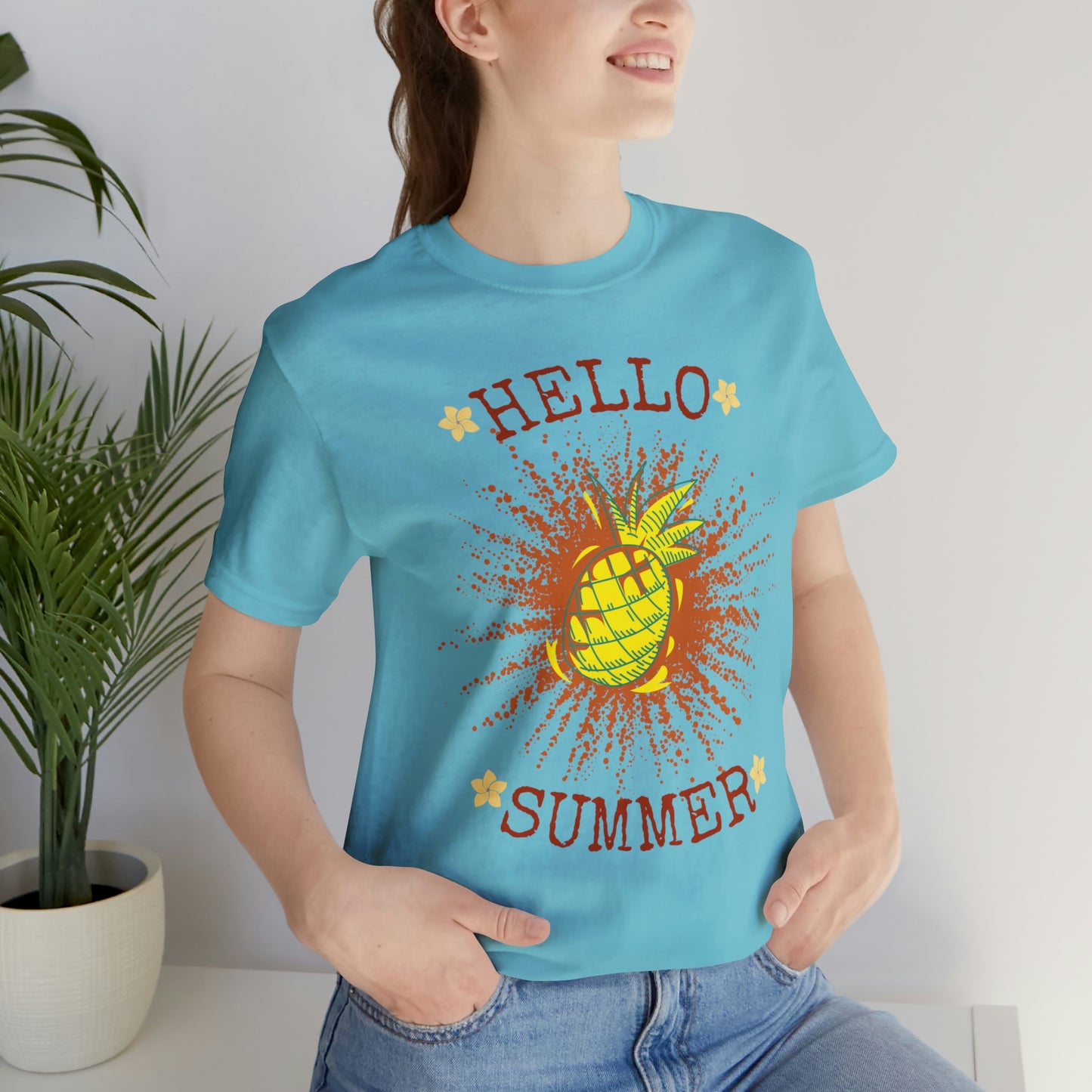 Hello Summer Unisex Jersey Short Sleeve Tee