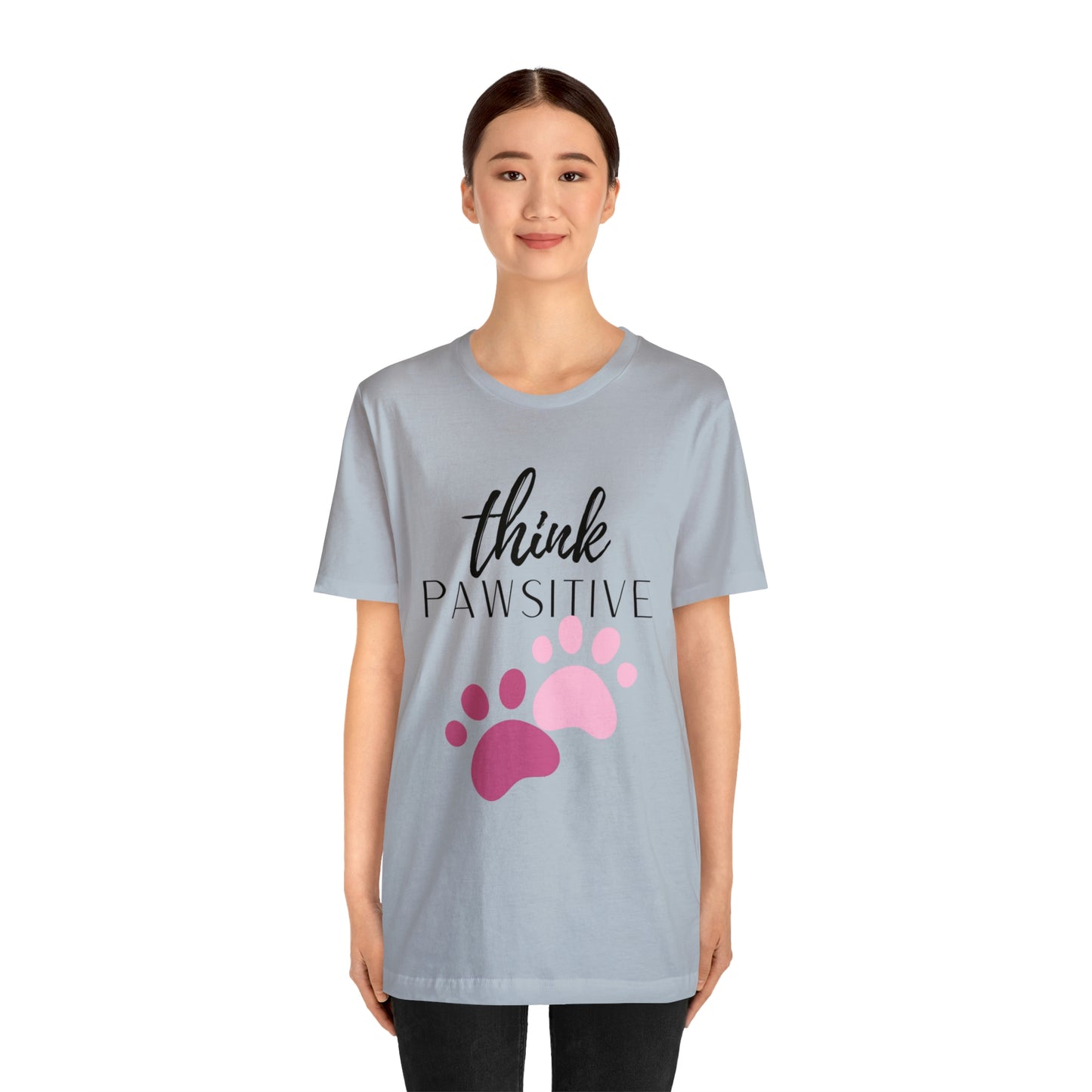 Think Pawsitive Unisex Jersey Short Sleeve Tee