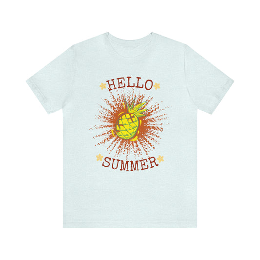 Hello Summer Unisex Jersey Short Sleeve Tee