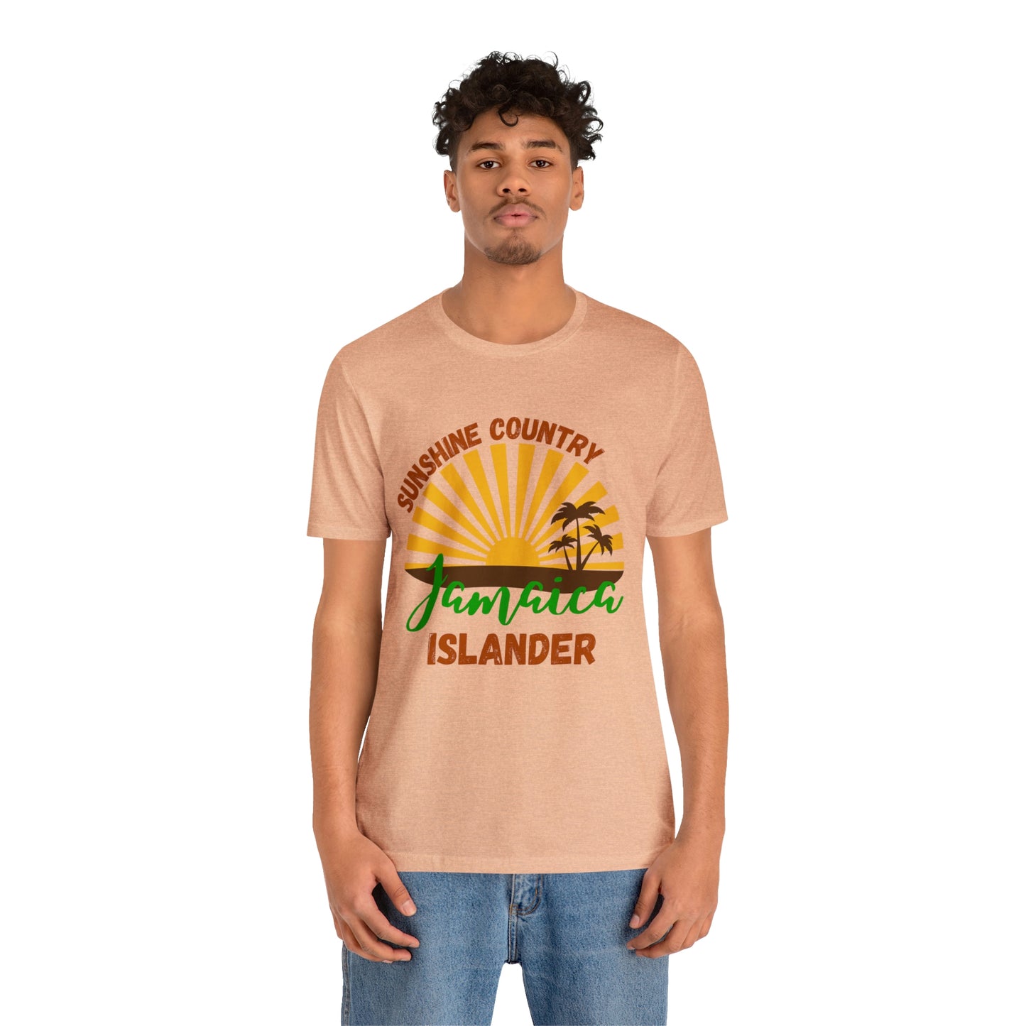 Sunshine Country Jamaica Islander Unisex Jersey Short Sleeve Tee