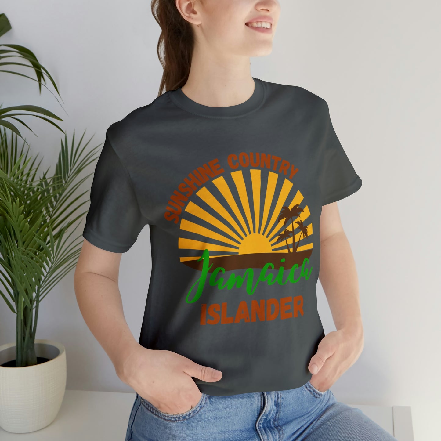 Sunshine Country Jamaica Islander Unisex Jersey Short Sleeve Tee