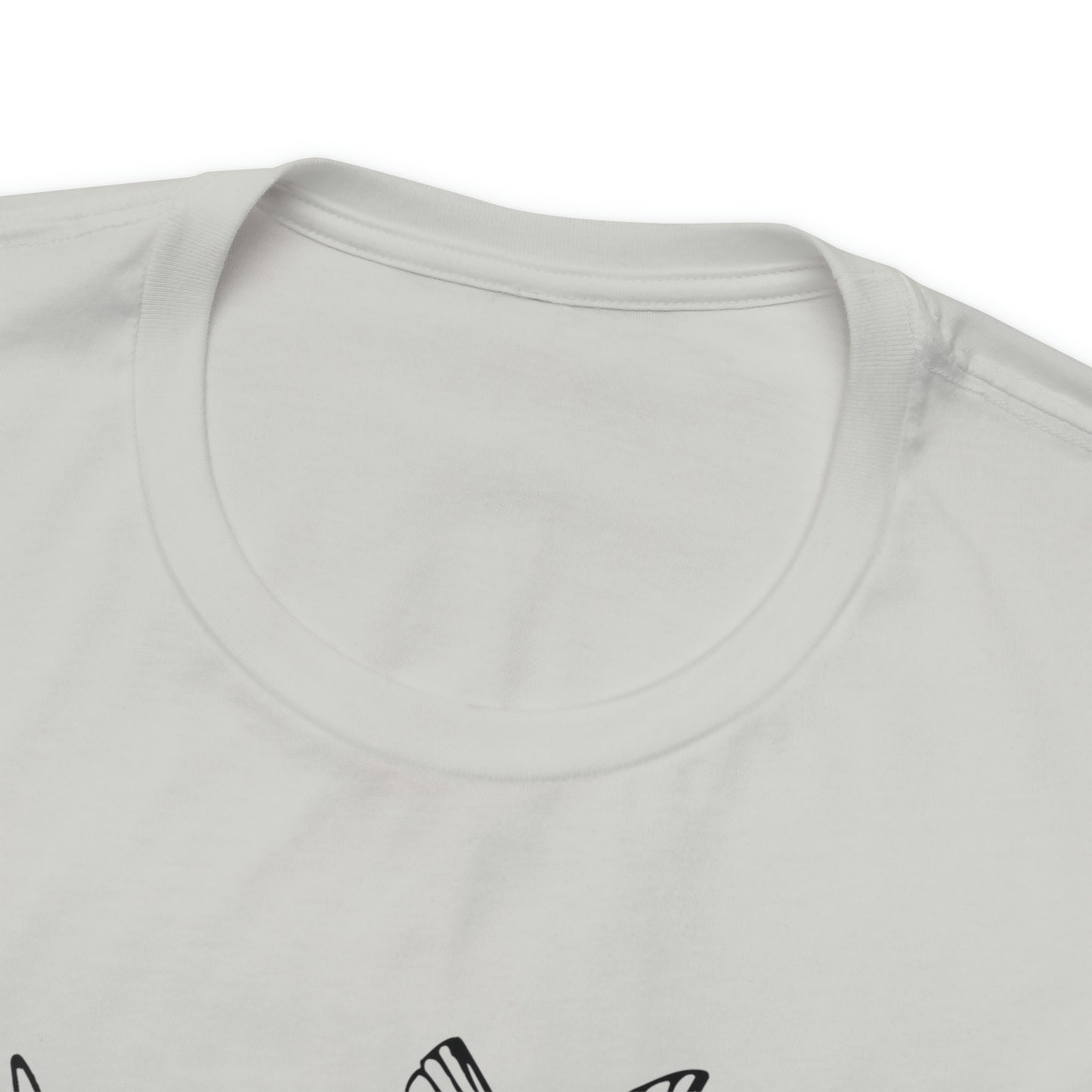 Blue Themed Line Art Unisex Jersey Short Sleeve Tee