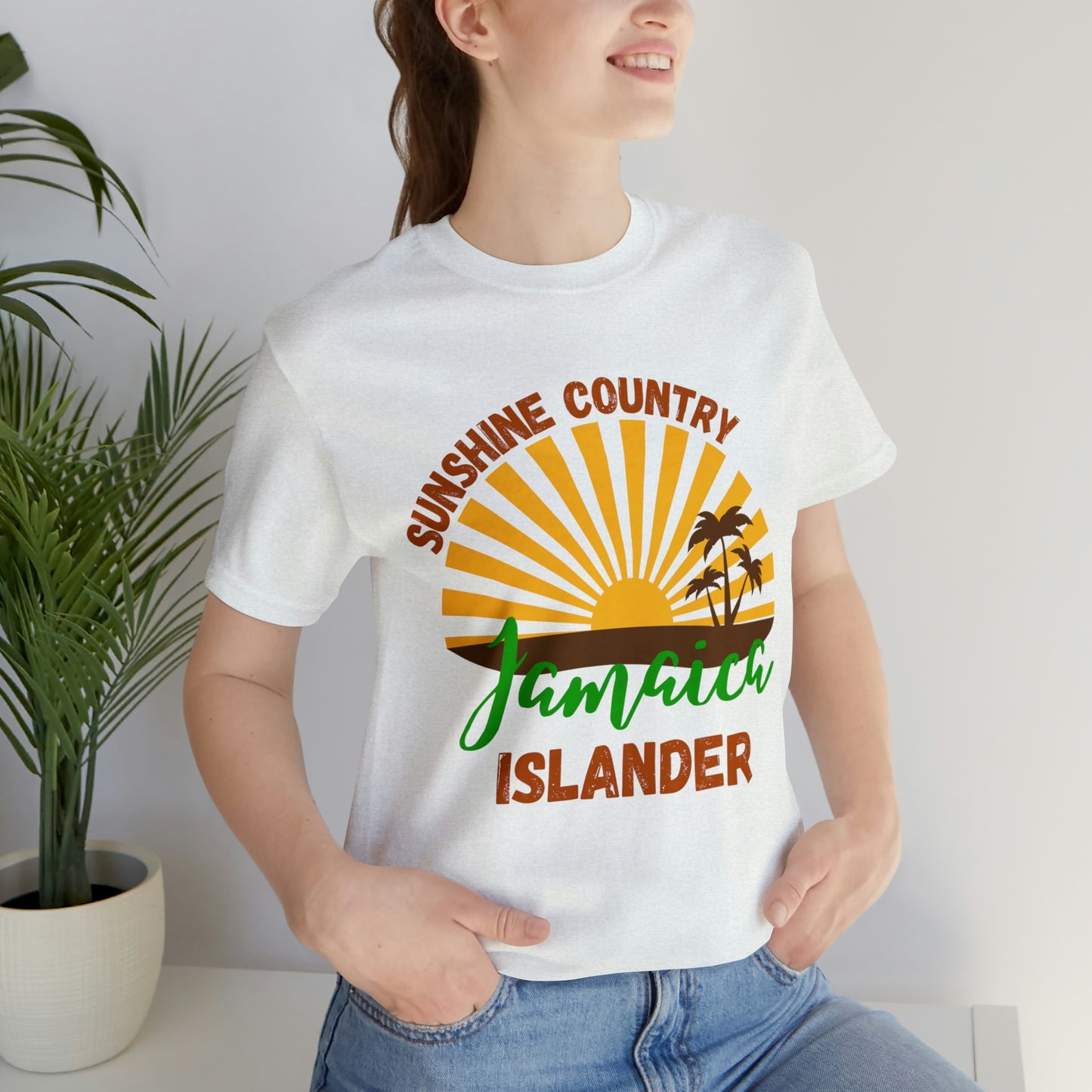 Sunshine Country Jamaica Islander Unisex Jersey Short Sleeve Tee