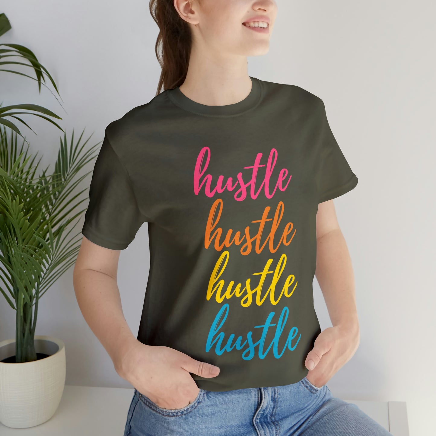 Hustle Unisex Jersey Short Sleeve Tee