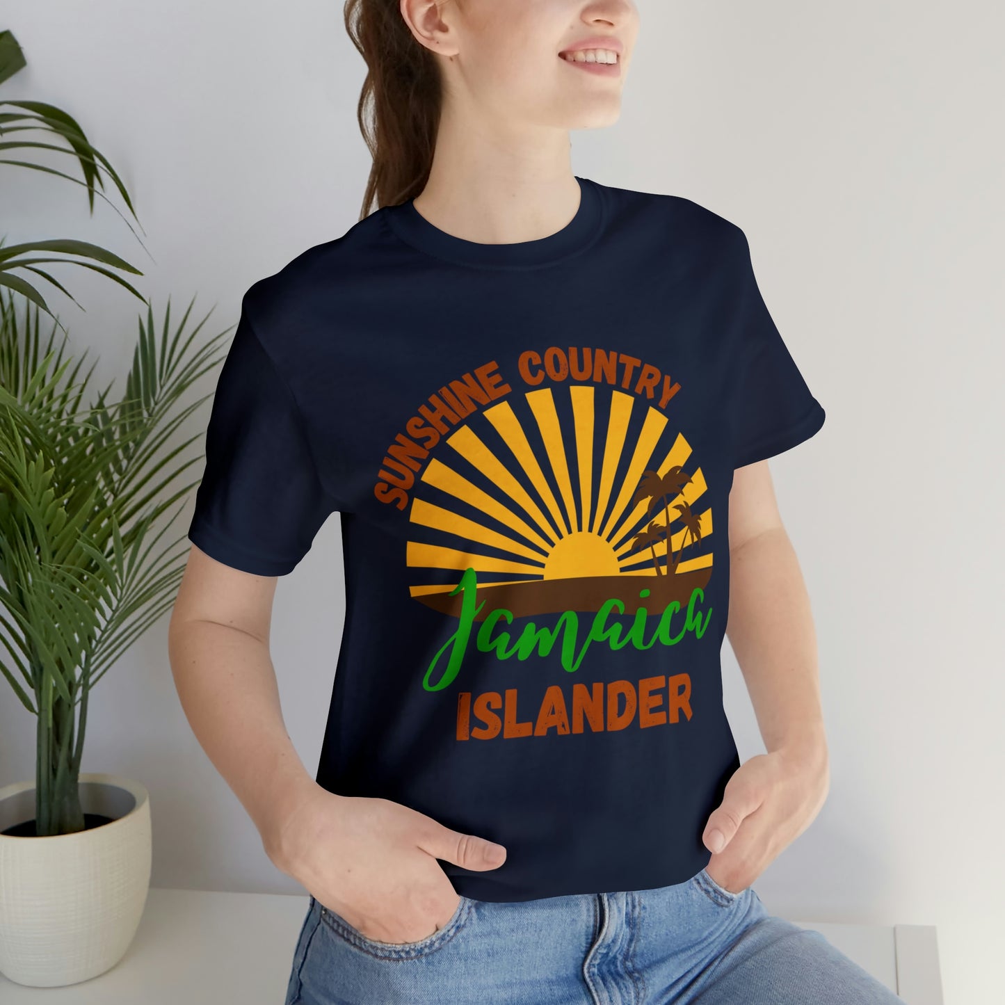 Sunshine Country Jamaica Islander Unisex Jersey Short Sleeve Tee