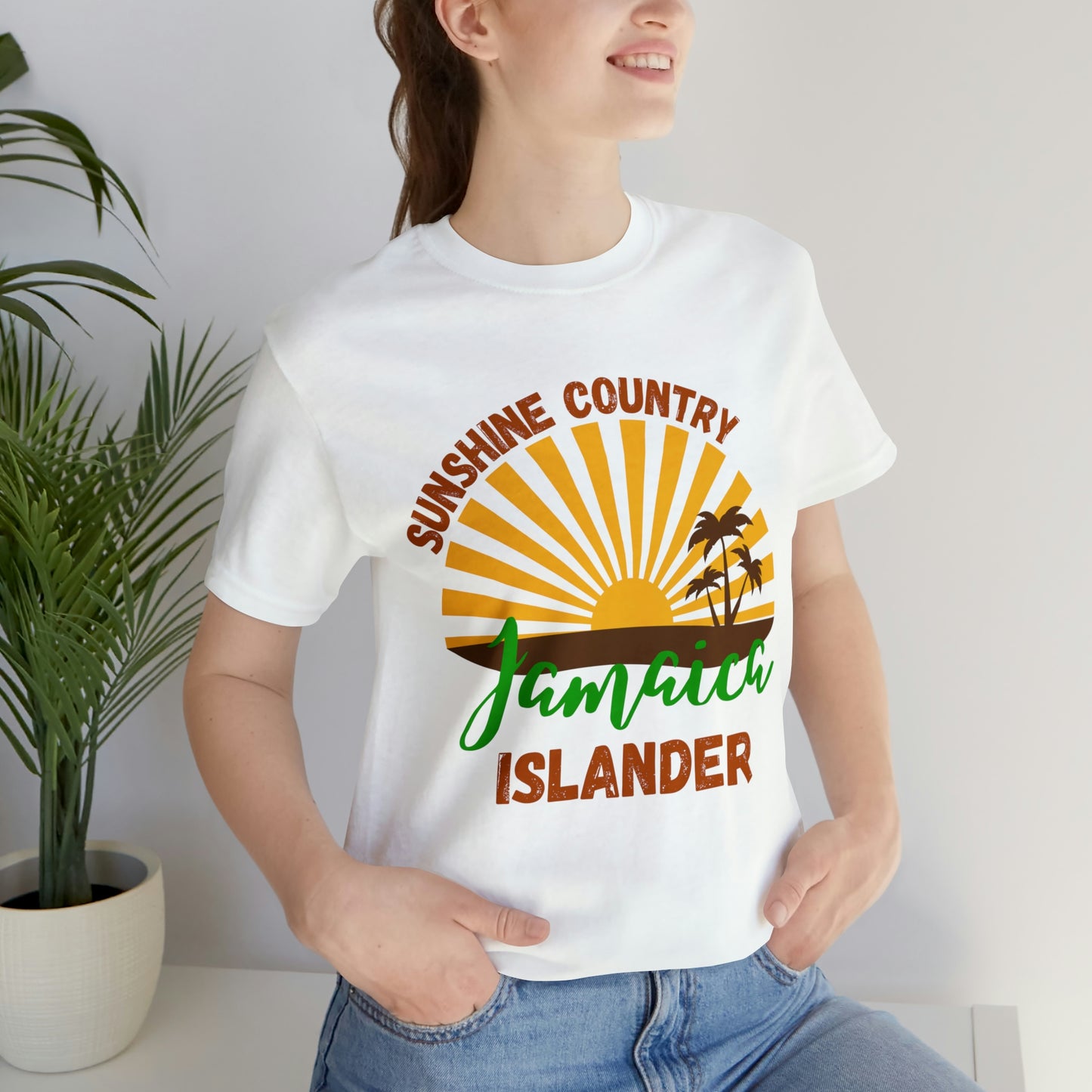 Sunshine Country Jamaica Islander Unisex Jersey Short Sleeve Tee