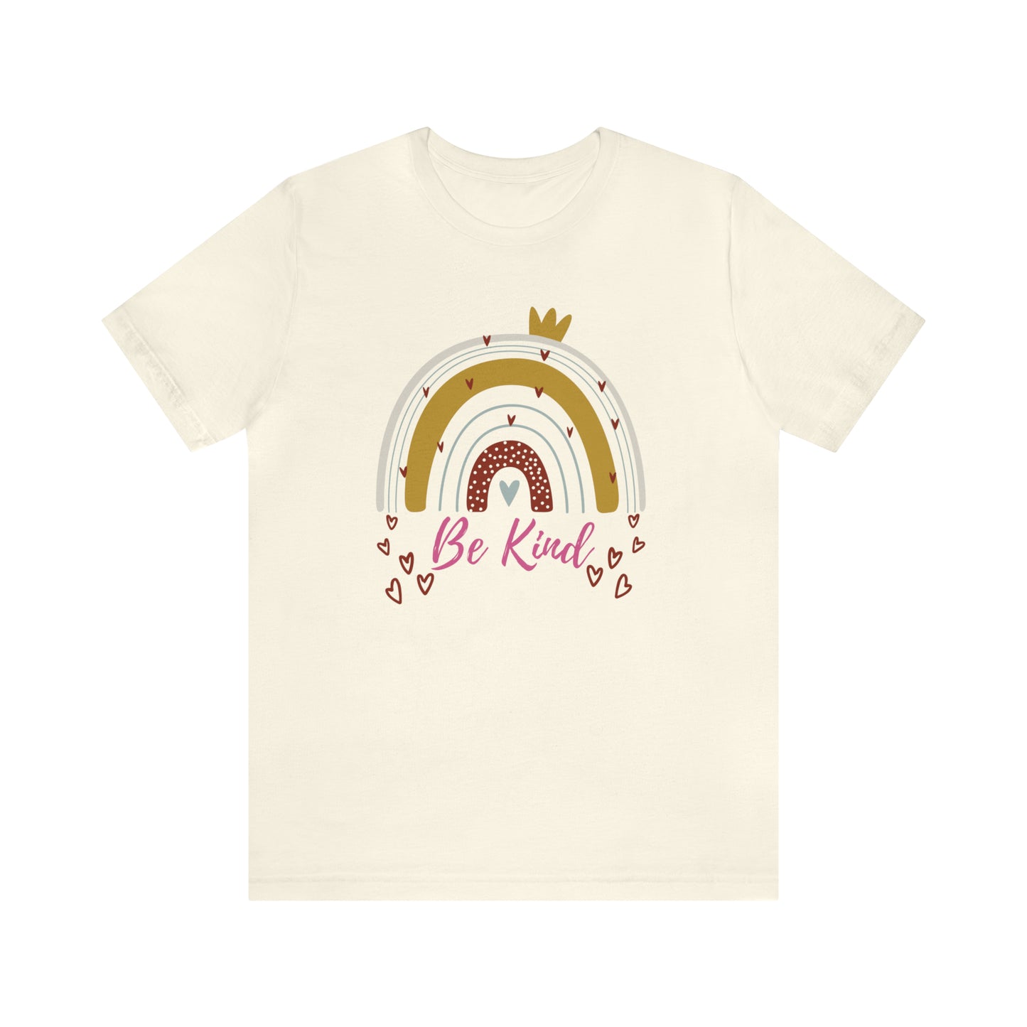Be Kind Aesthetic Rainbow Unisex Jersey Short Sleeve Tee