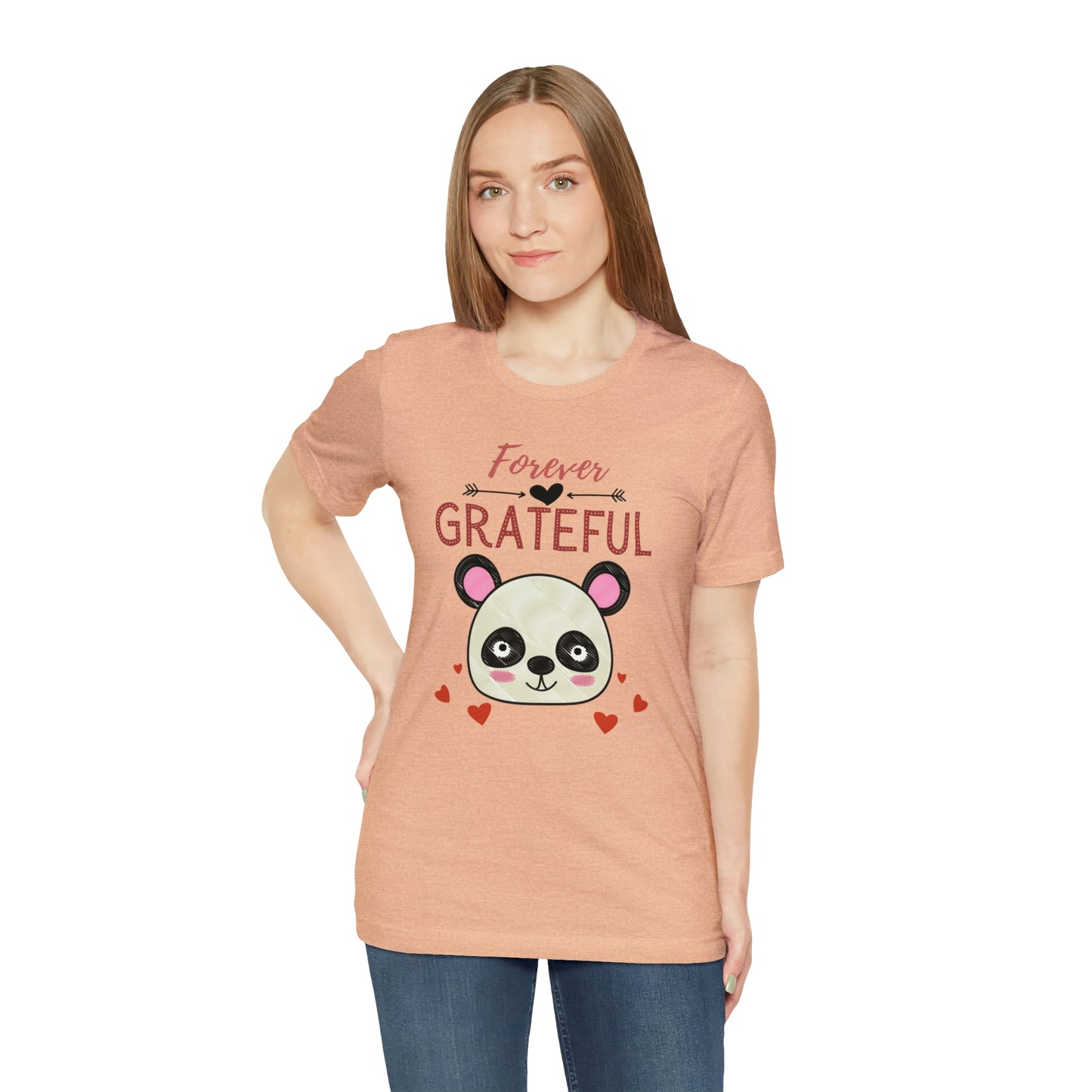 Forever Grateful Unisex Jersey Short Sleeve Tee