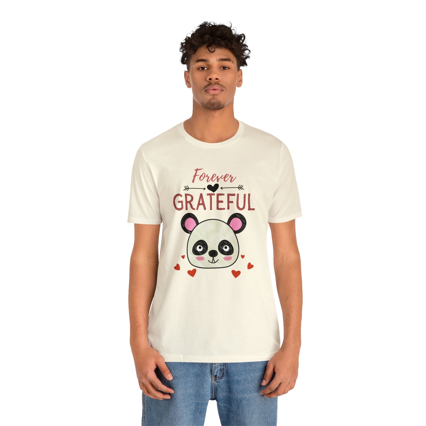 Forever Grateful Unisex Jersey Short Sleeve Tee