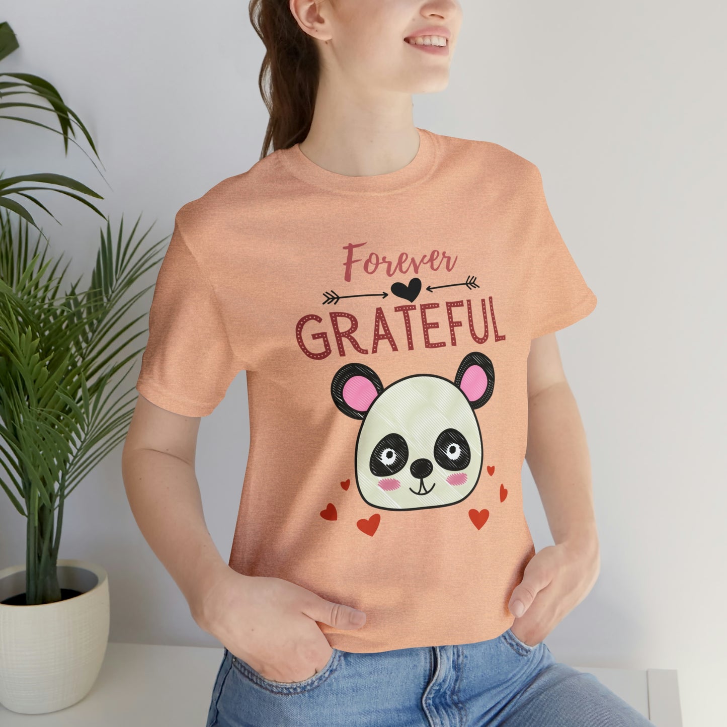 Forever Grateful Unisex Jersey Short Sleeve Tee
