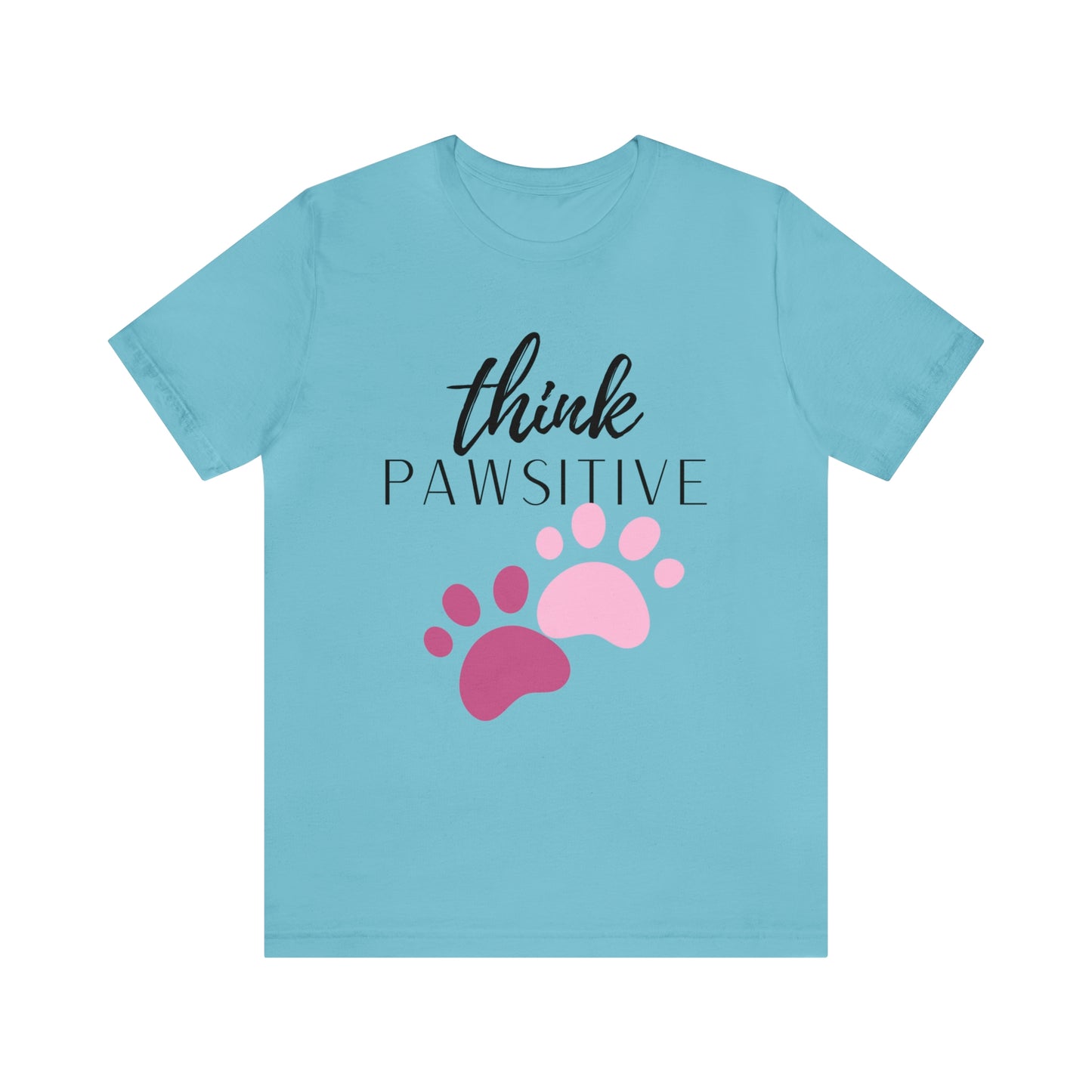 Think Pawsitive Unisex Jersey Short Sleeve Tee