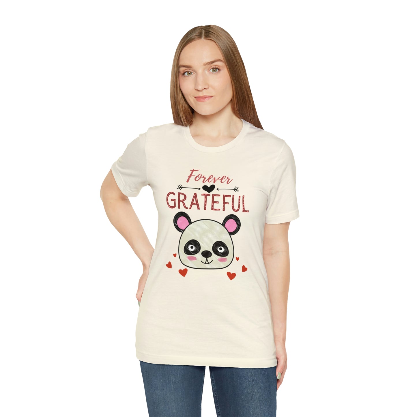 Forever Grateful Unisex Jersey Short Sleeve Tee
